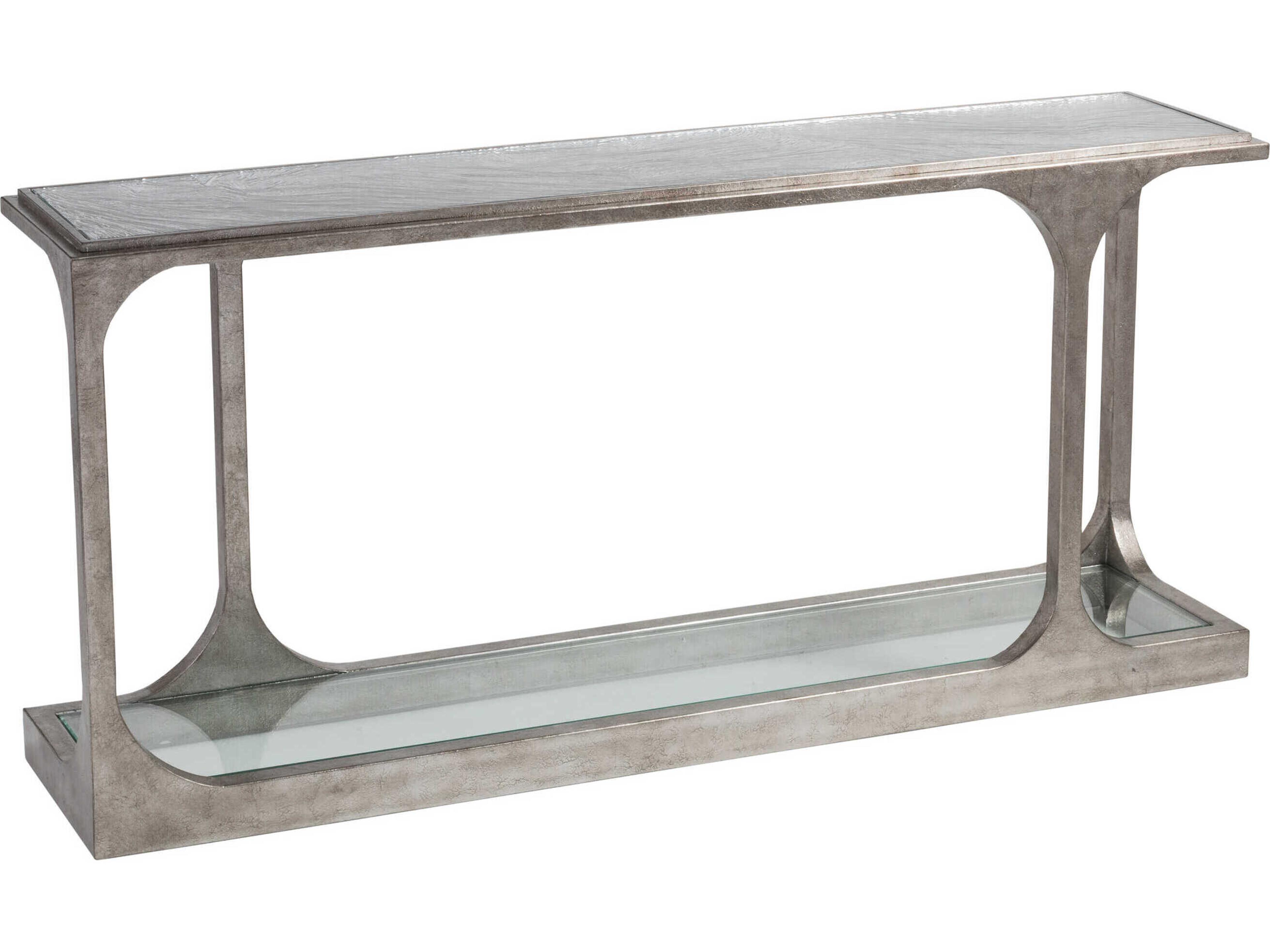 Signature Designs Rectangular Glass Bond Street Console Table