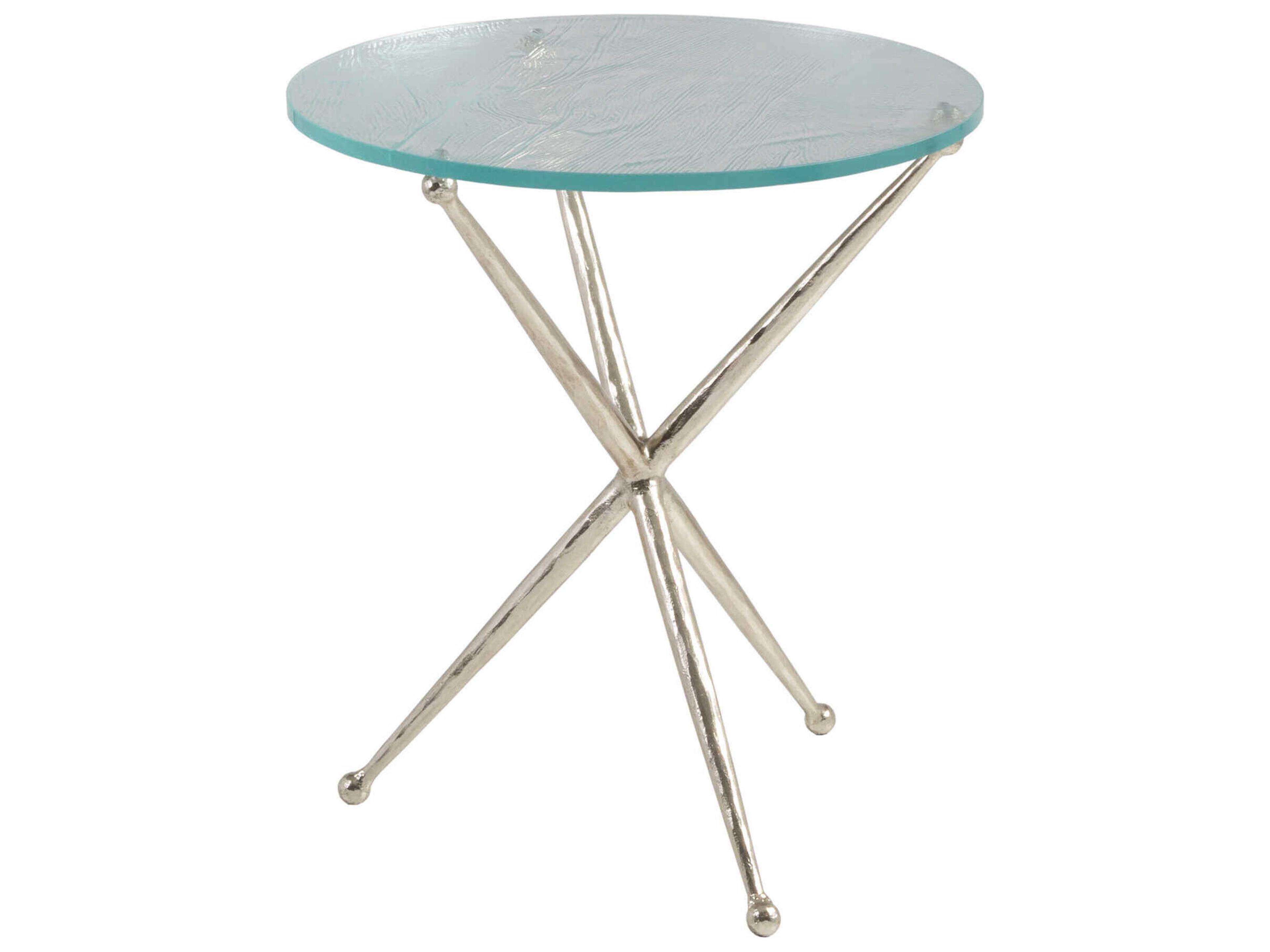 Signature Designs Round Glass Marcus End Table