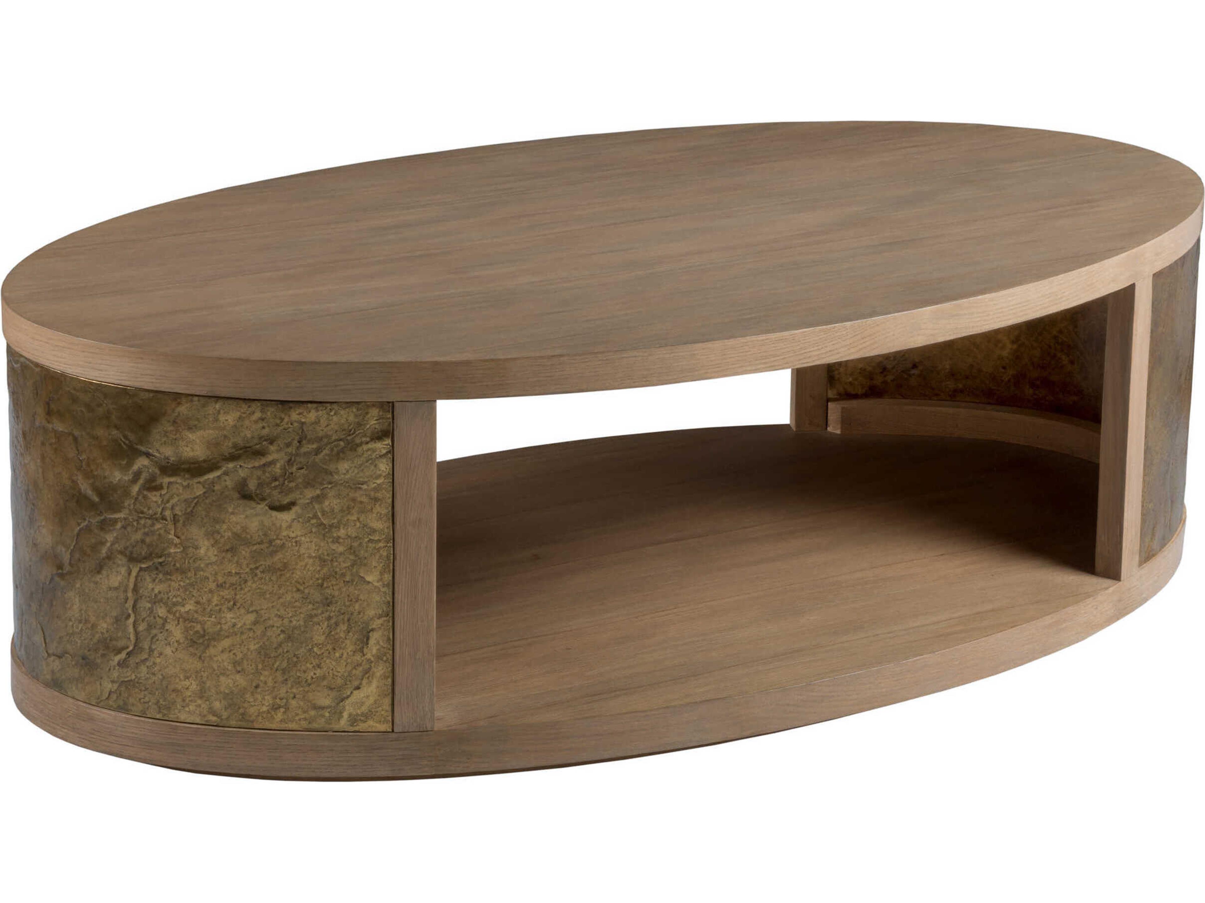 Simpatico Oval Wood Coffee Table