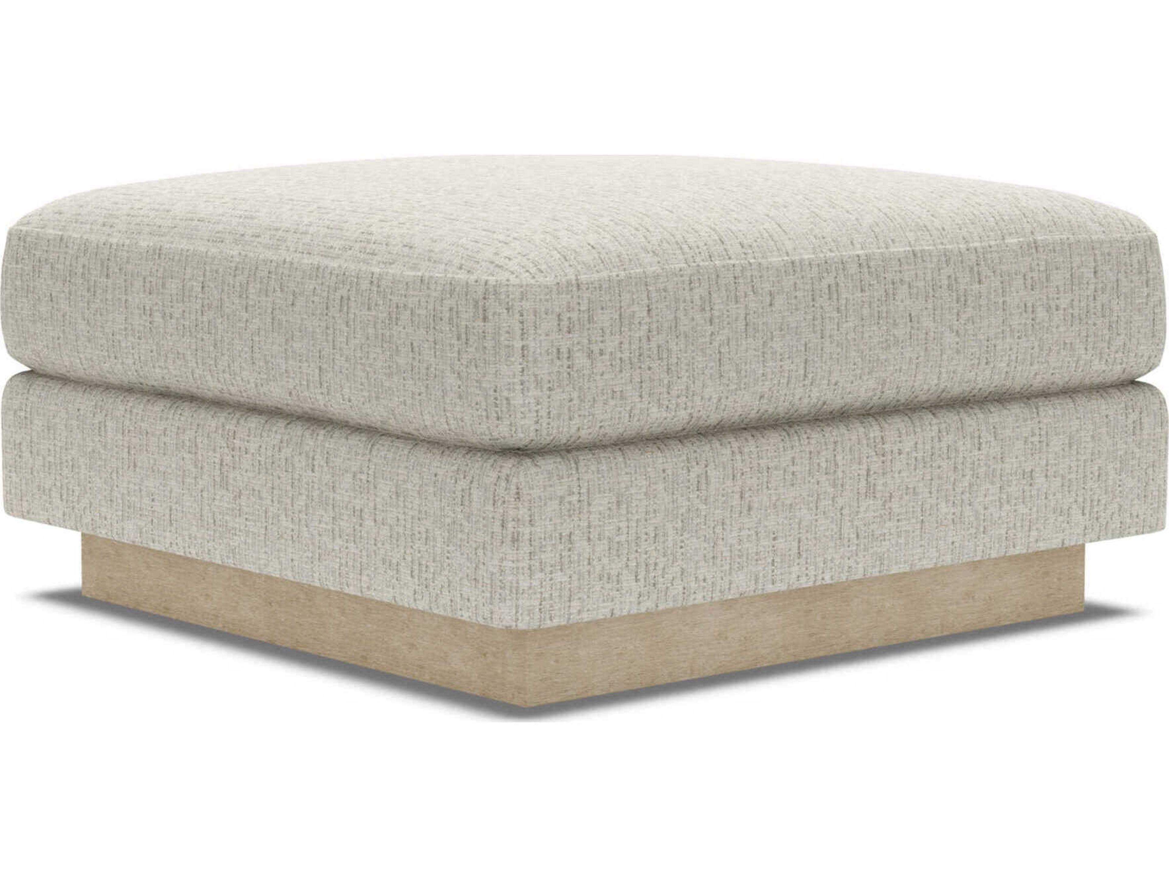 Upholstery Shell Beige Upholstered Lana Ottoman