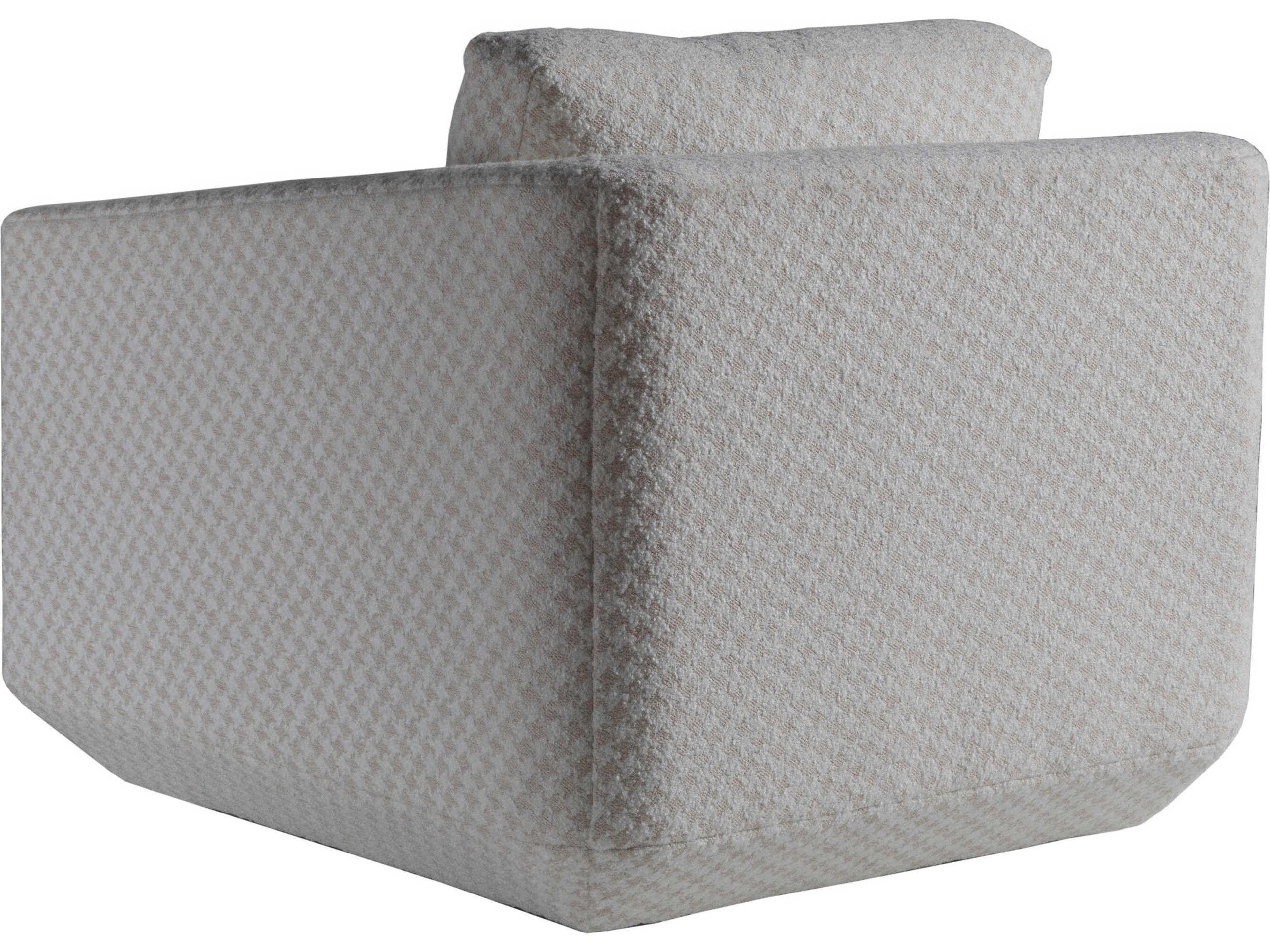 Artistica Upholstery Swivel Gray Accent Chair Veronica