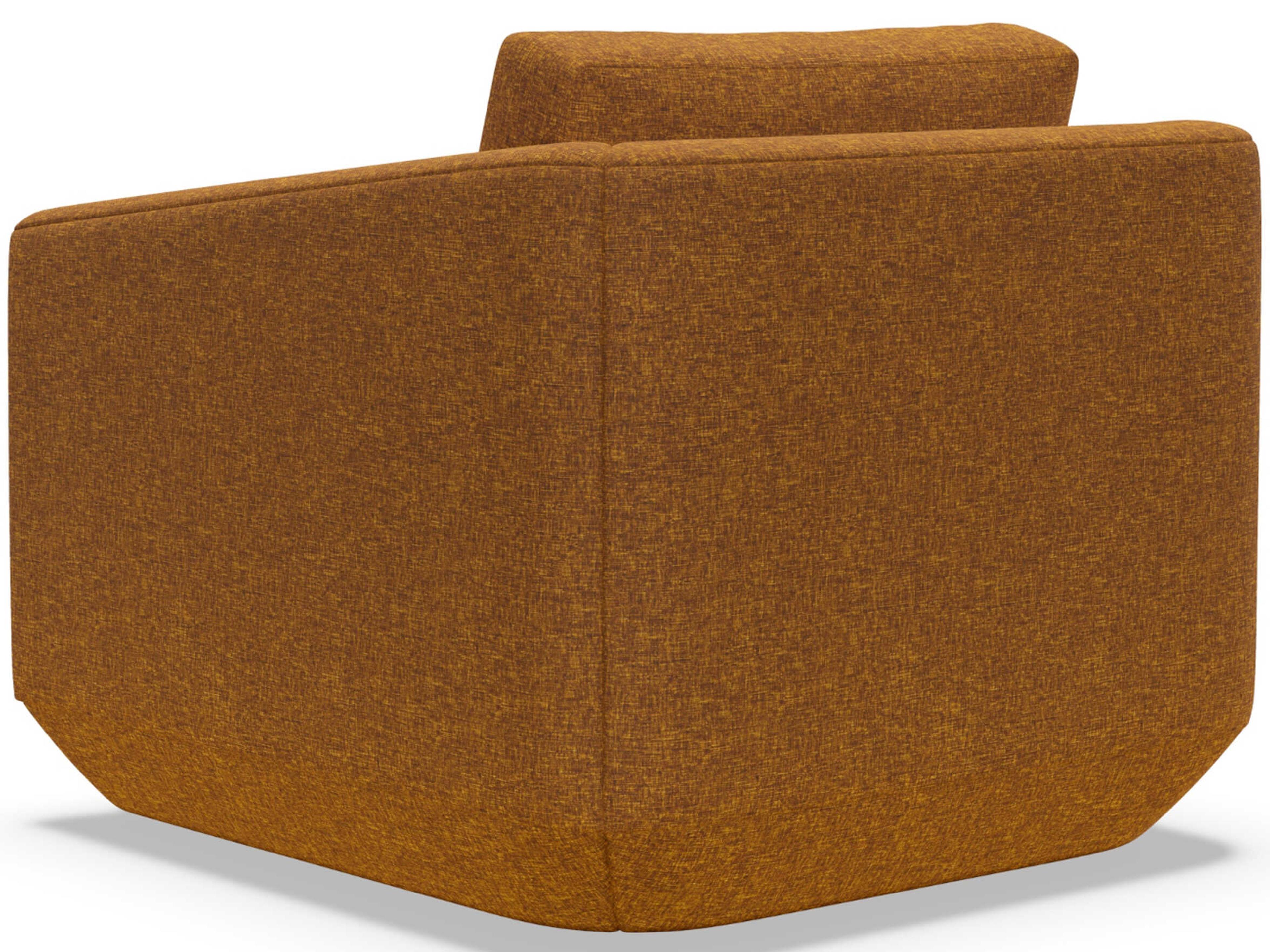 Artistica Upholstery Veronica Swivel Brown Accent Chair