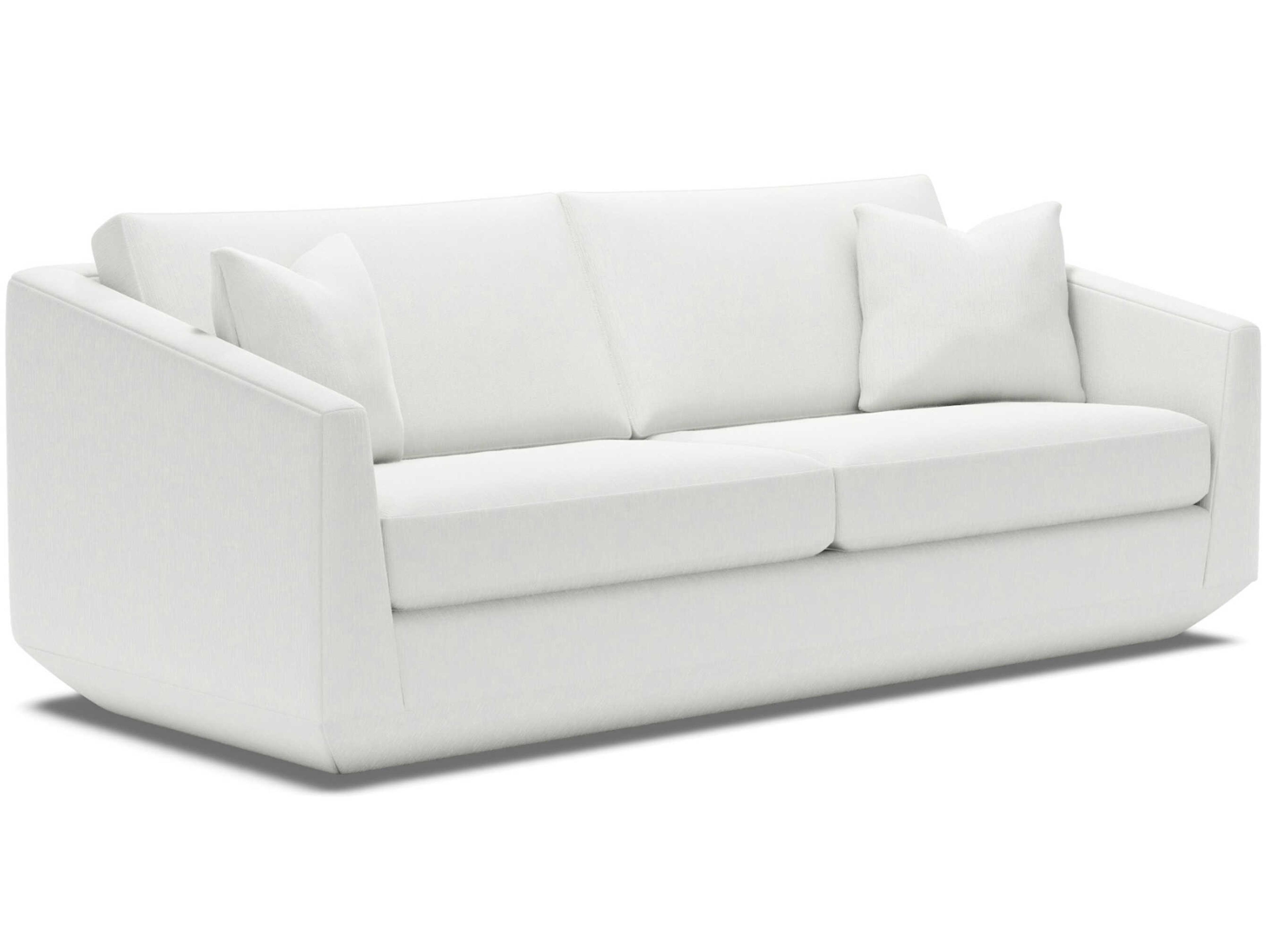 Upholstery Veronica White Upholstered Sofa