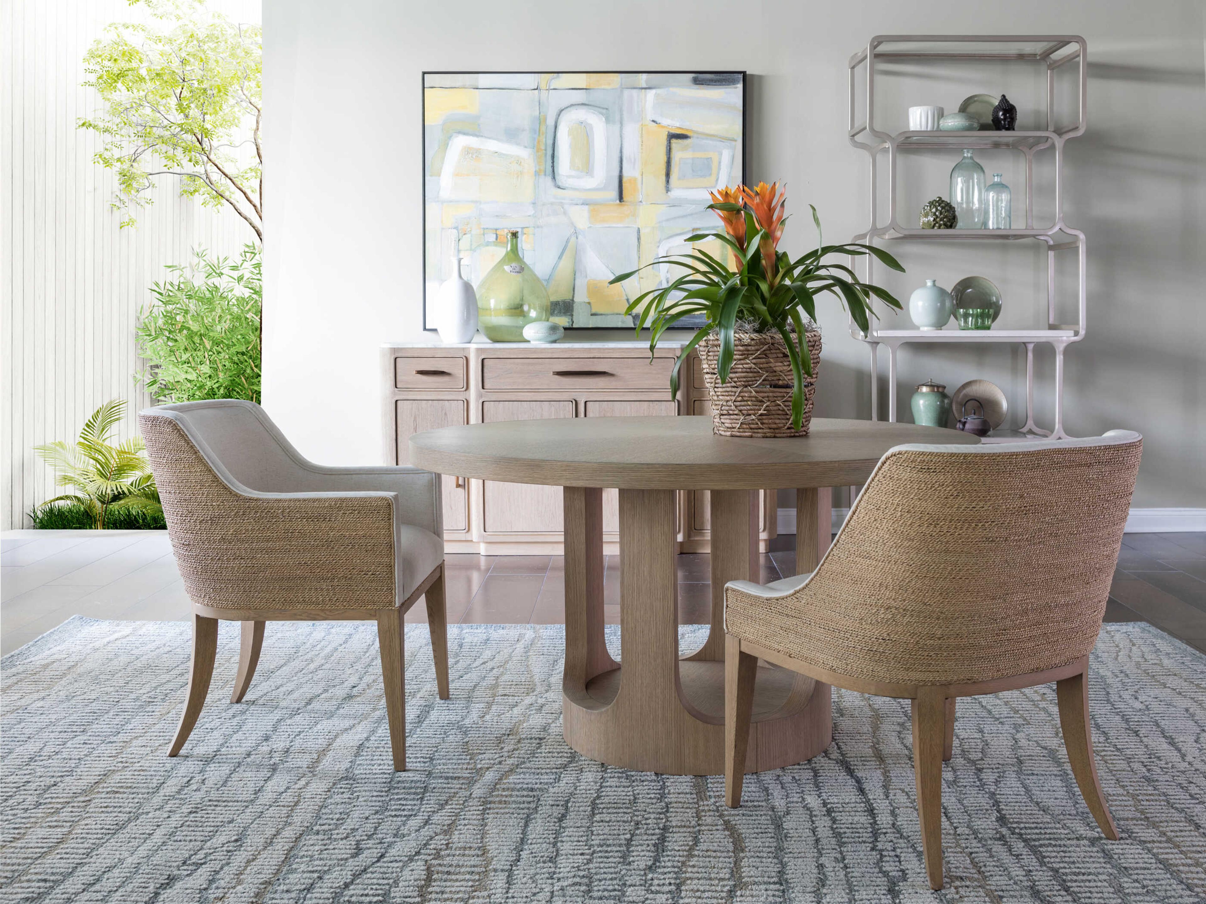 Simpatico Oak Wood Dining Room Set