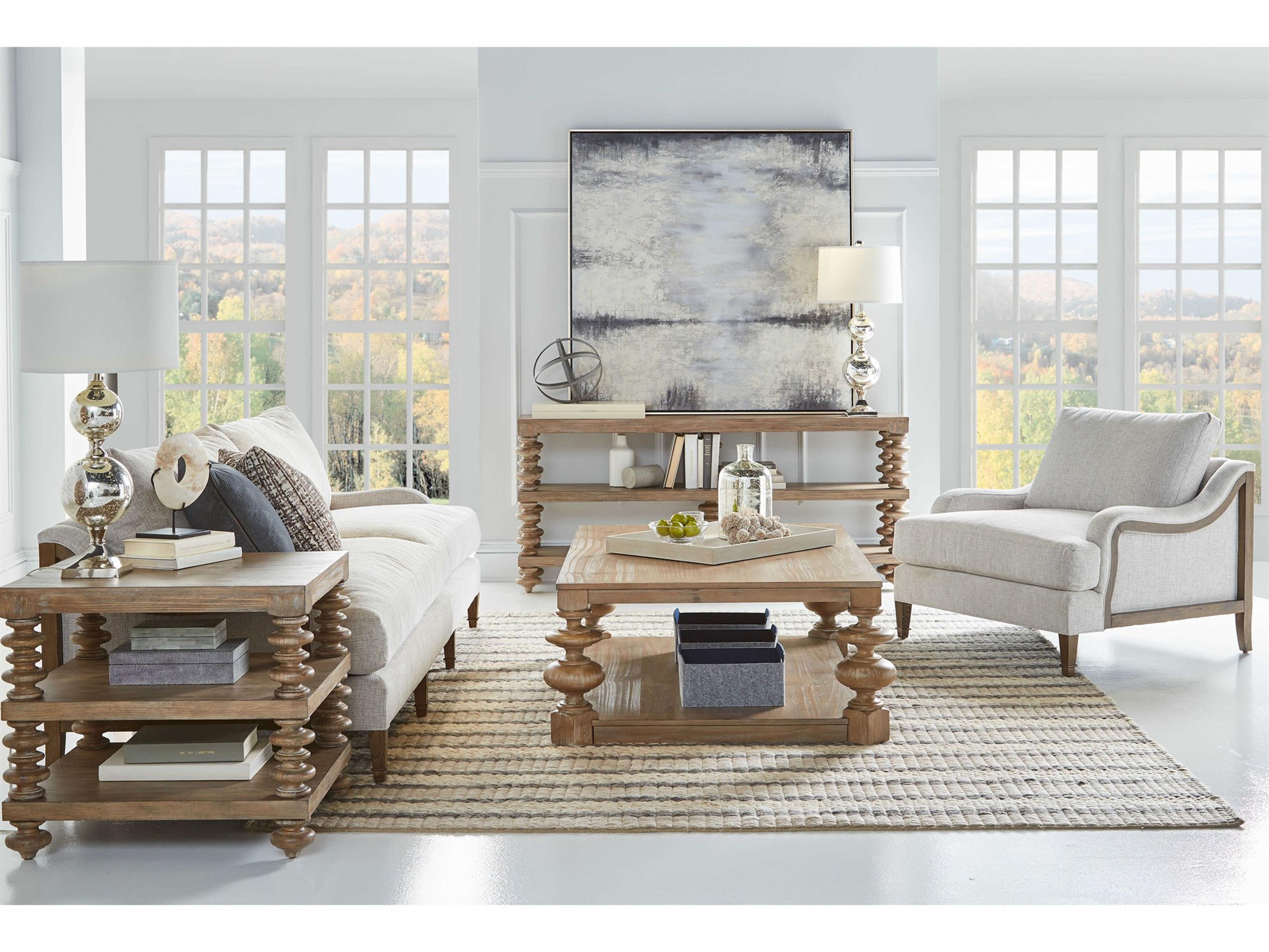 A.R.T Furniture Tresco Upholstery Brown Living Room Set