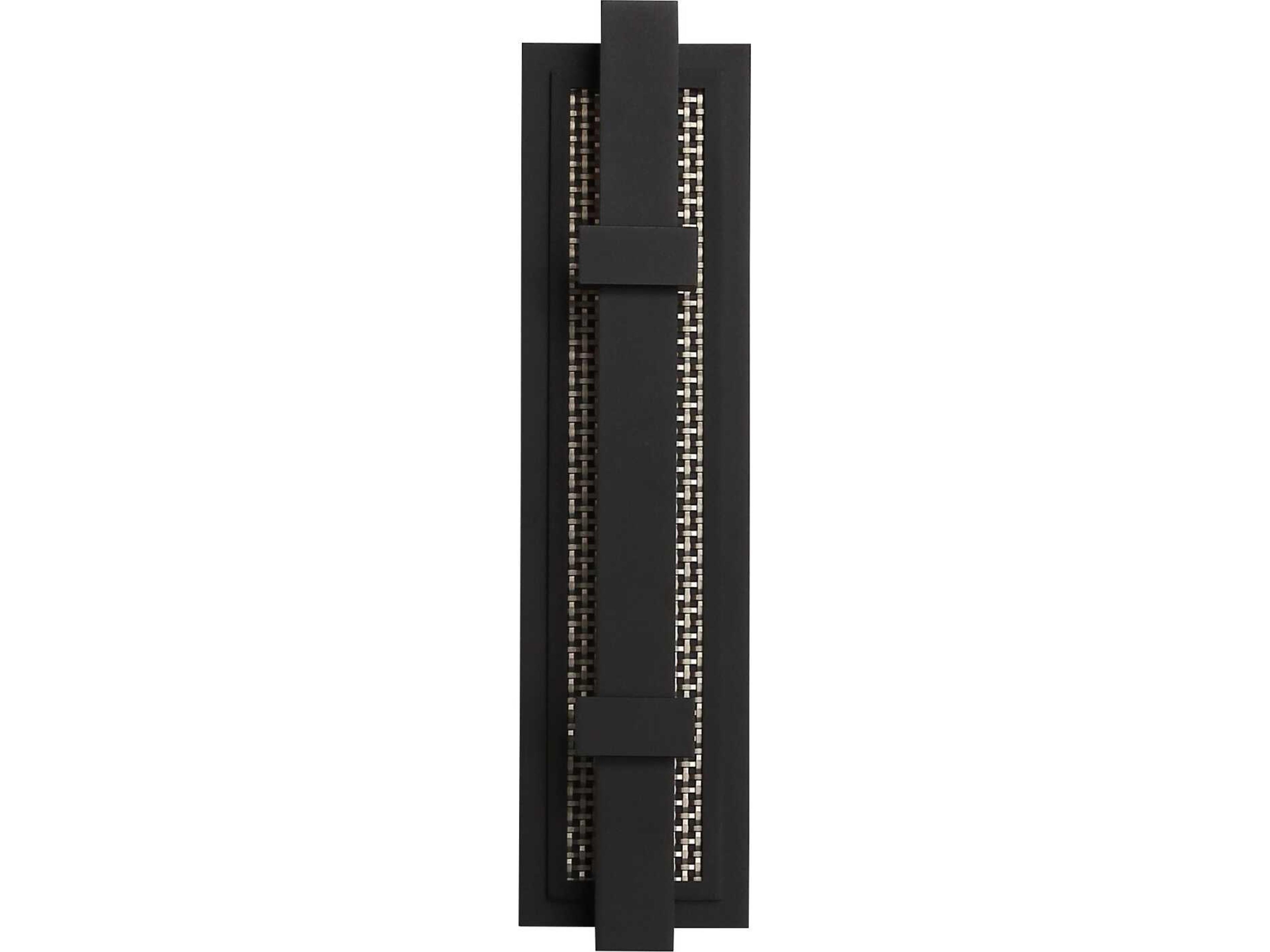 Avenue Outdoor LED Wall Sconce Black Modern
