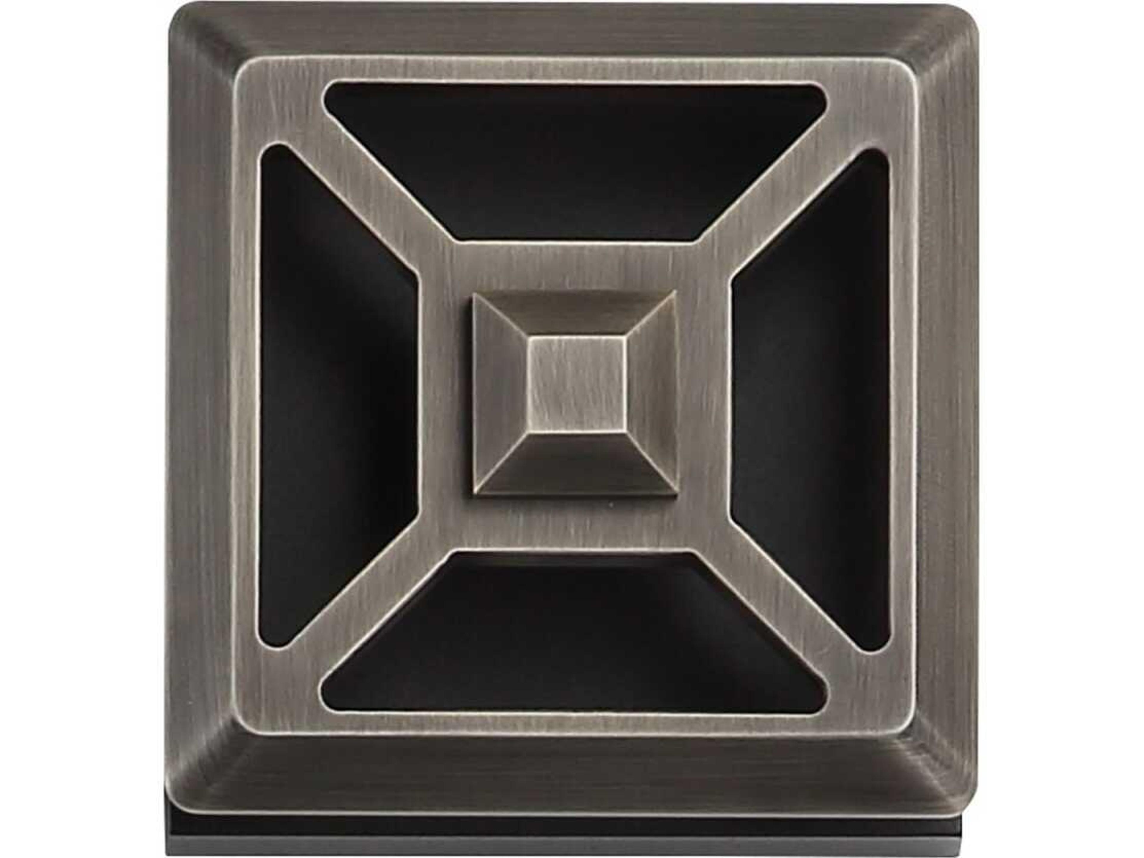 Avenue Outdoor LED Wall Sconce Aluminum Black Modern