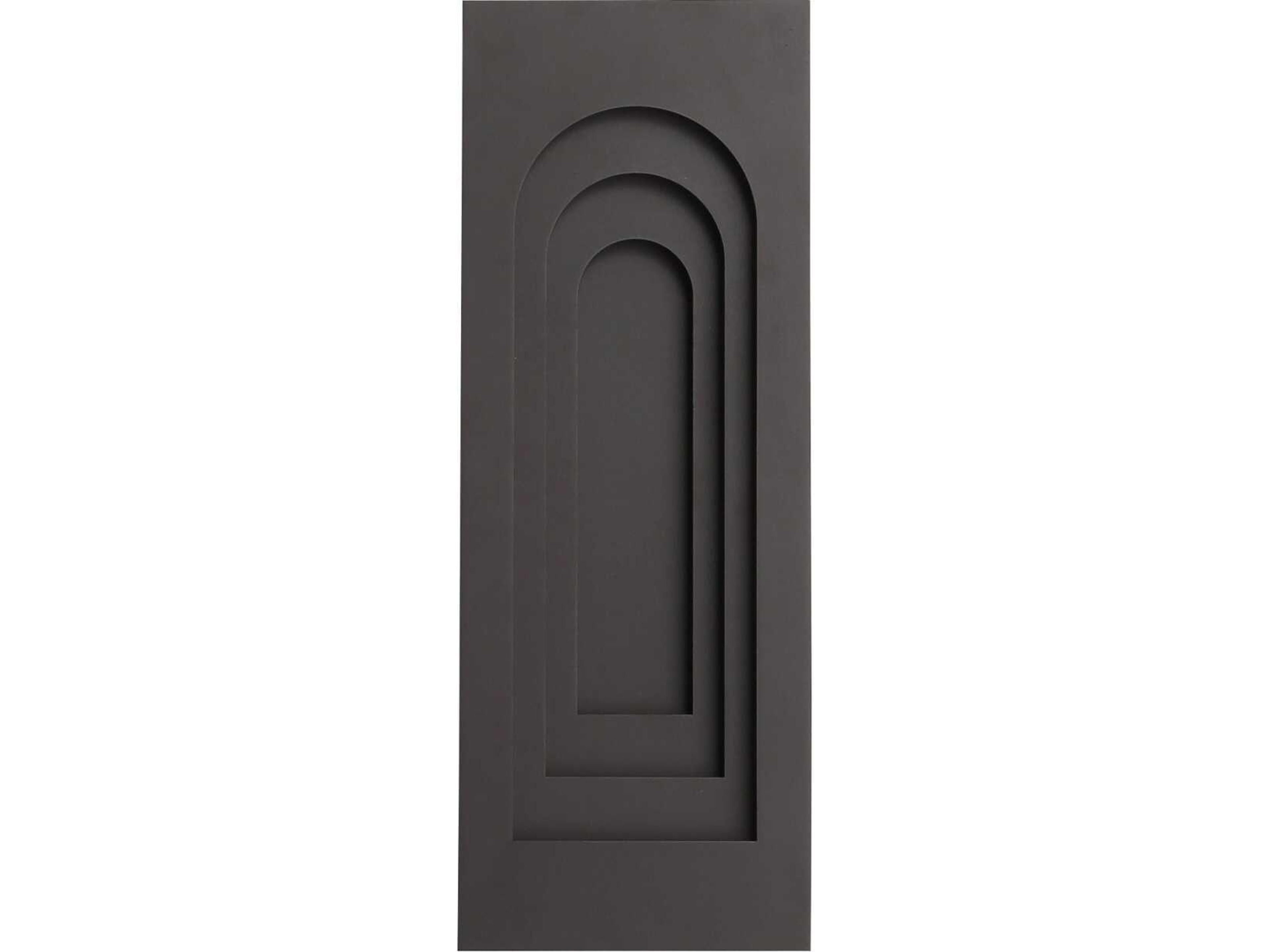 Avenue Lighting Rectangular Curved Top 1-Light Outdoor Wall Light