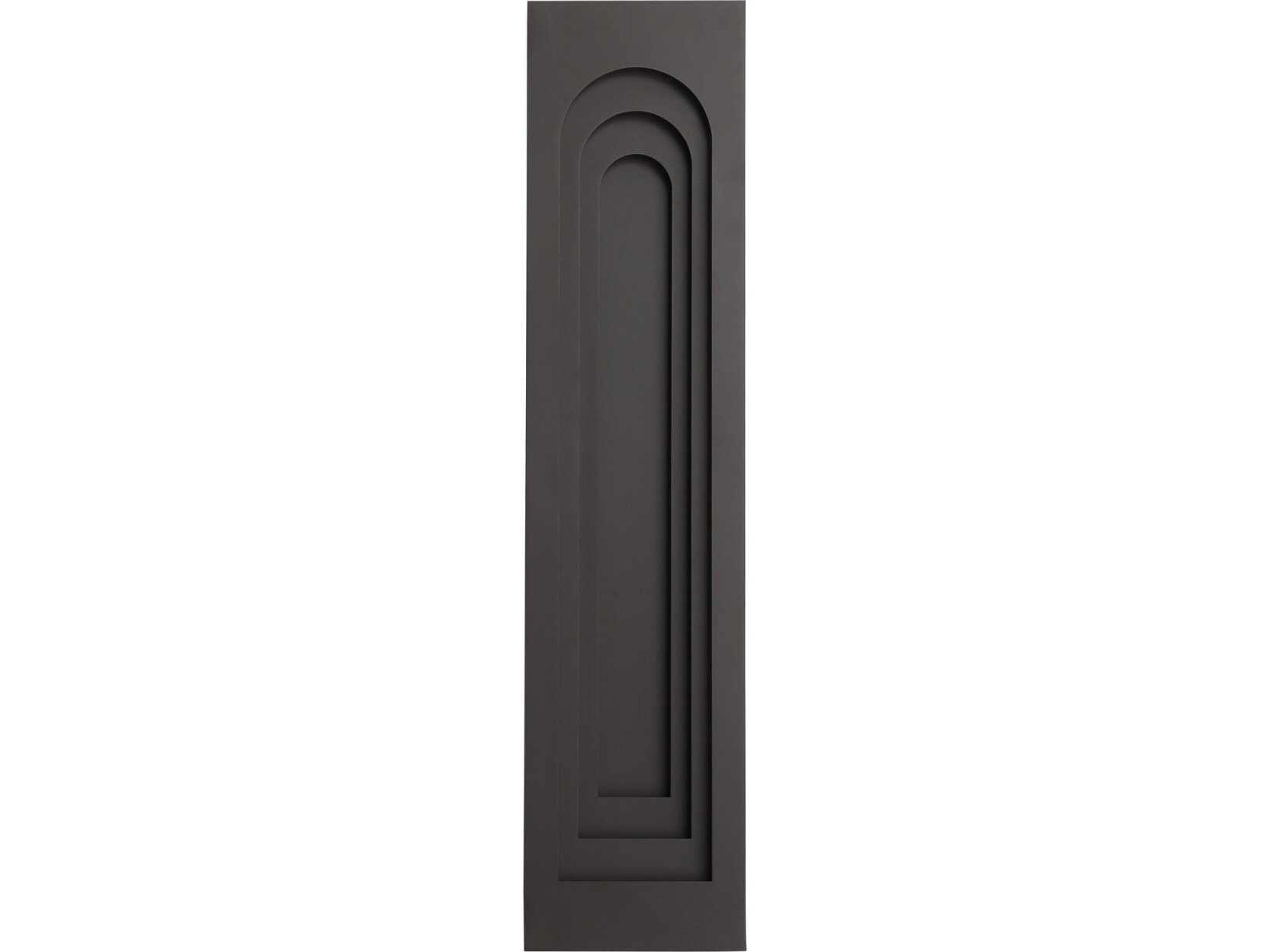 Avenue Lighting Rectangular Curved Top 1-Light Outdoor Wall Light