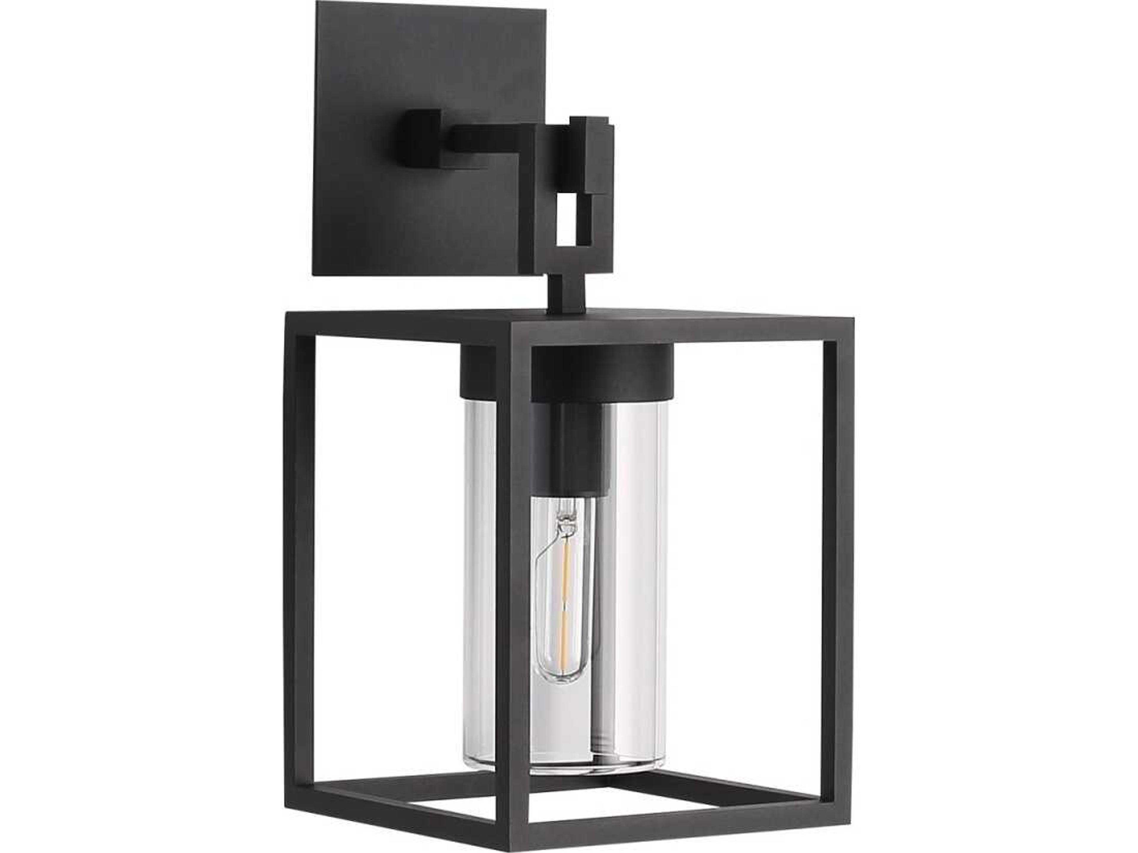 Avenue Outdoor Collection Black LED Wall Sconce Modern