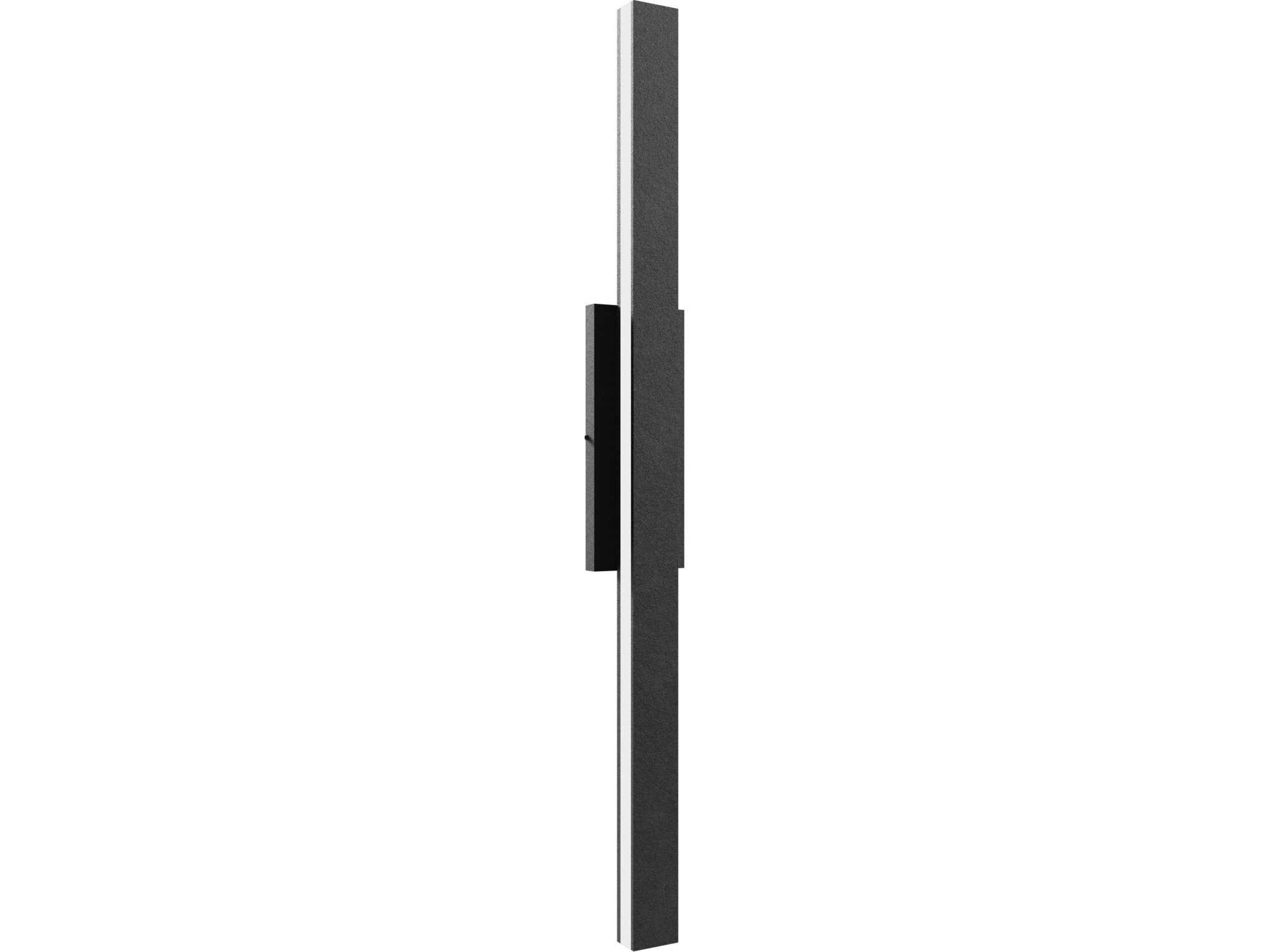Avenue Outdoor Wall Sconce Black Modern LED