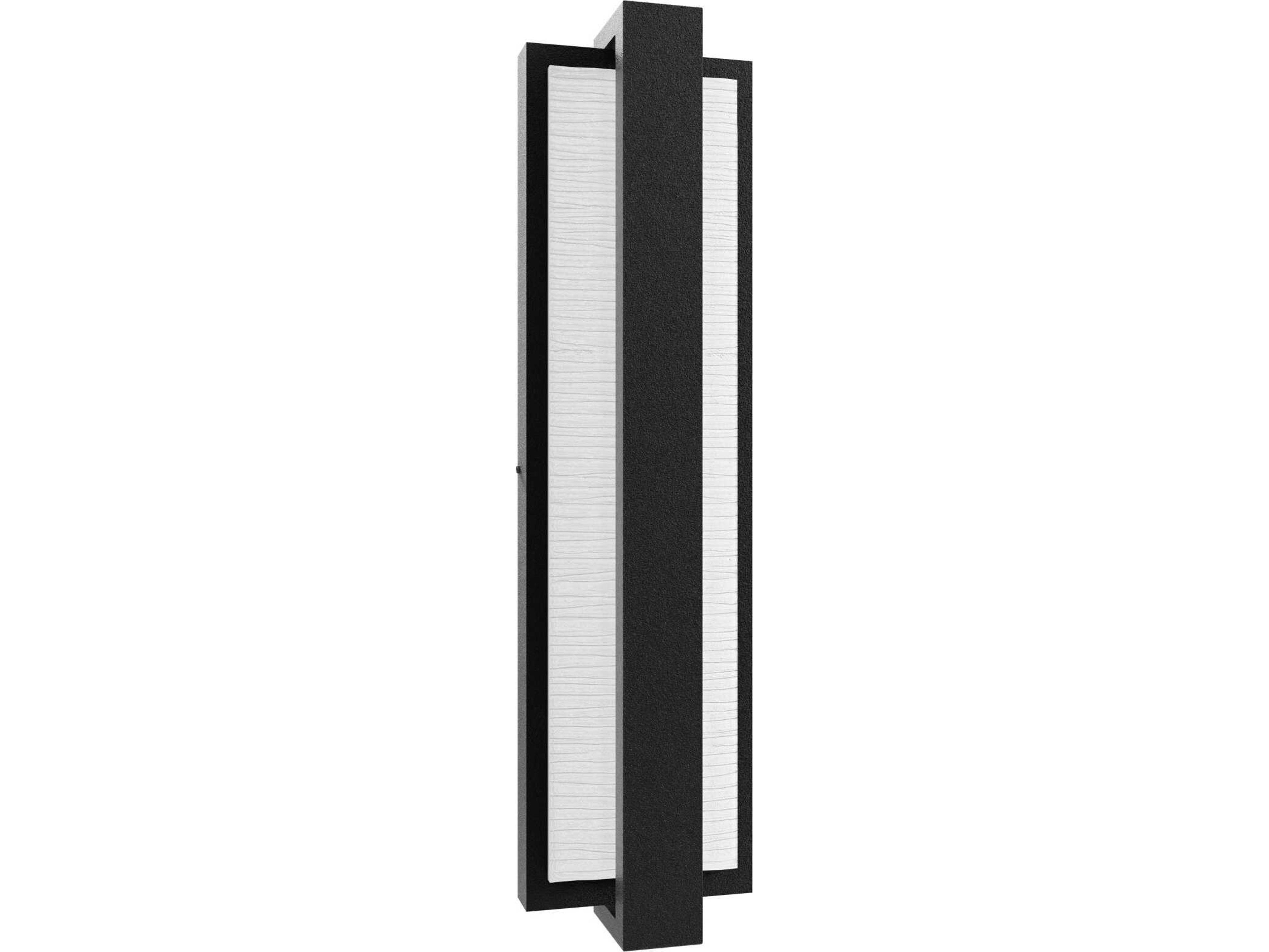 Avenue Outdoor Wall Sconce Black LED Modern
