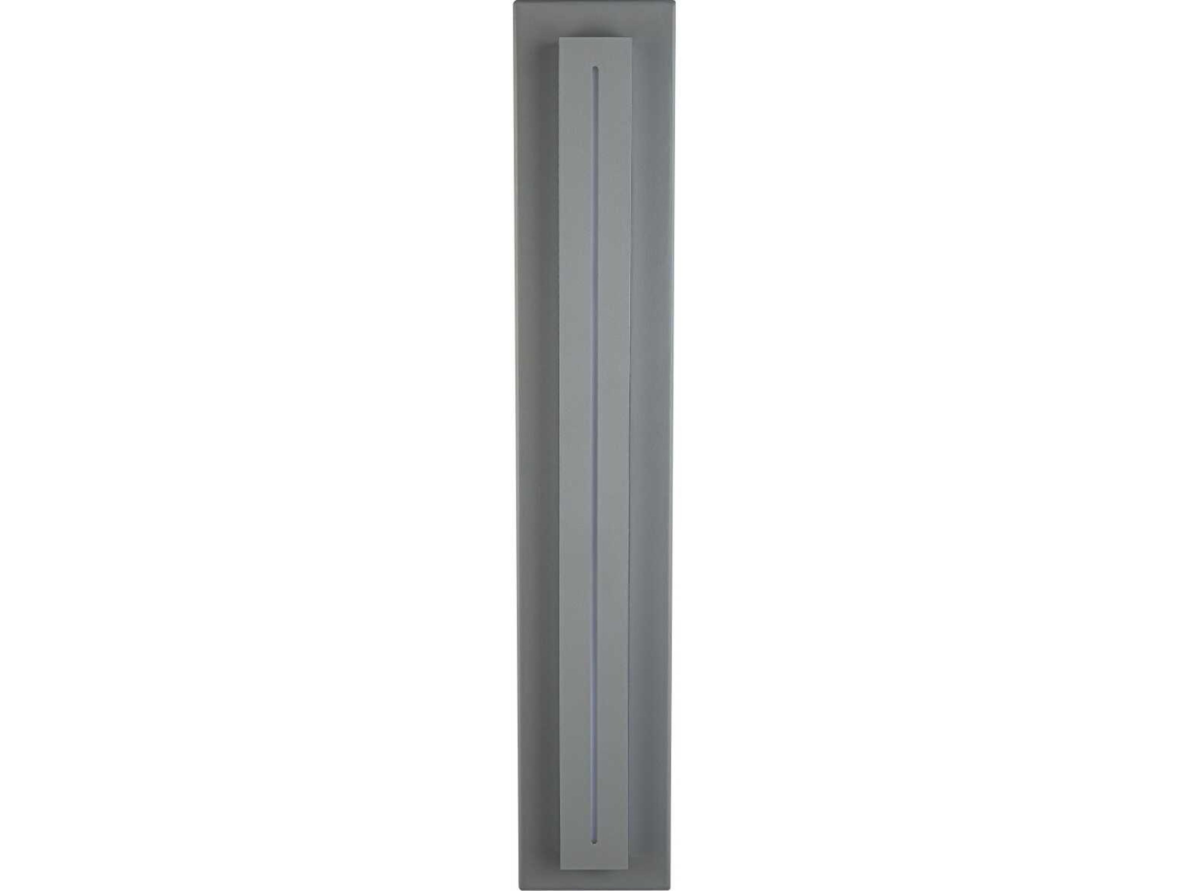 Avenue Outdoor Modern LED Wall Sconce Silver