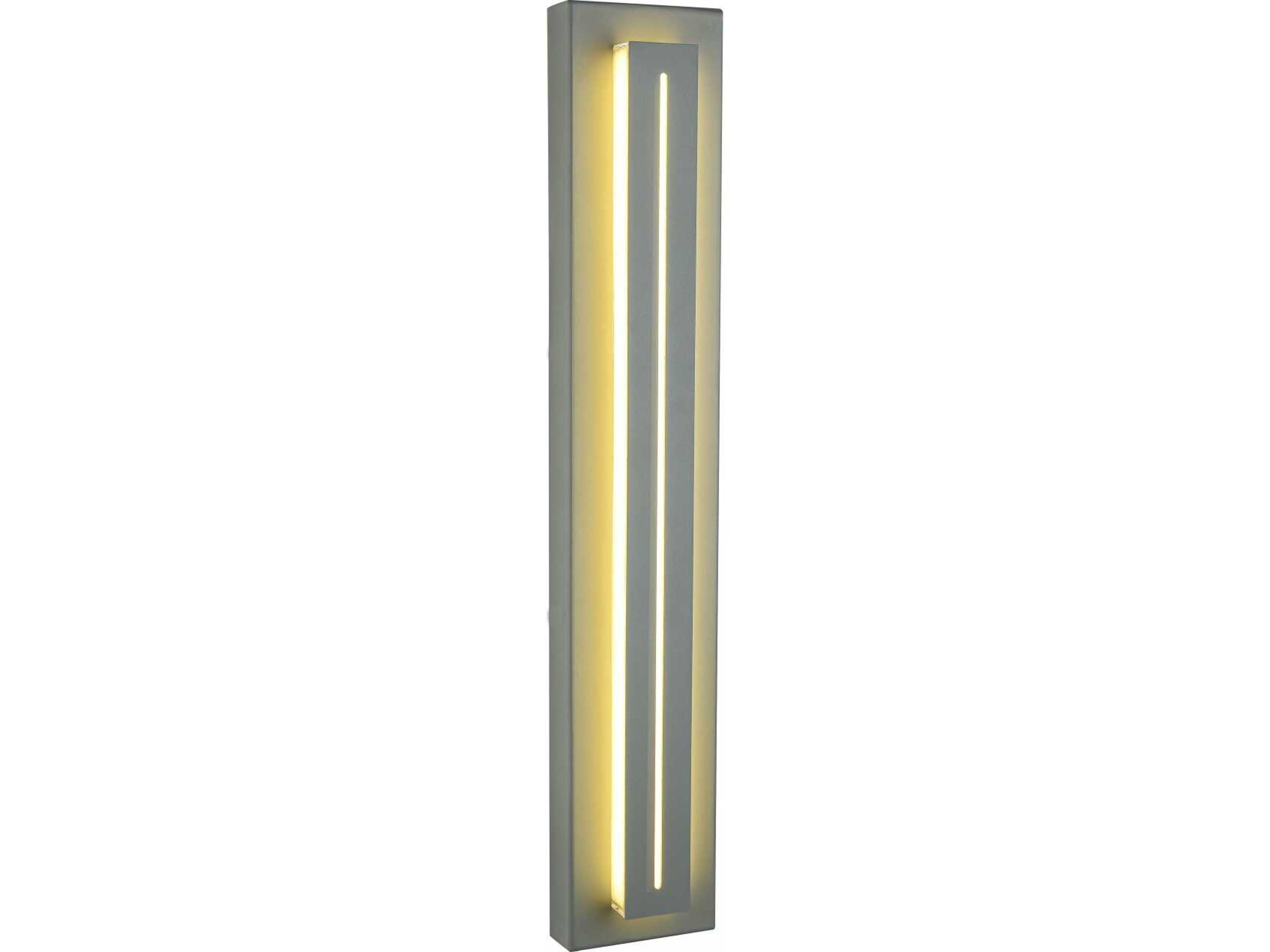 Avenue Lighting Rectangular Outdoor Wall Light with Raised LED Panel