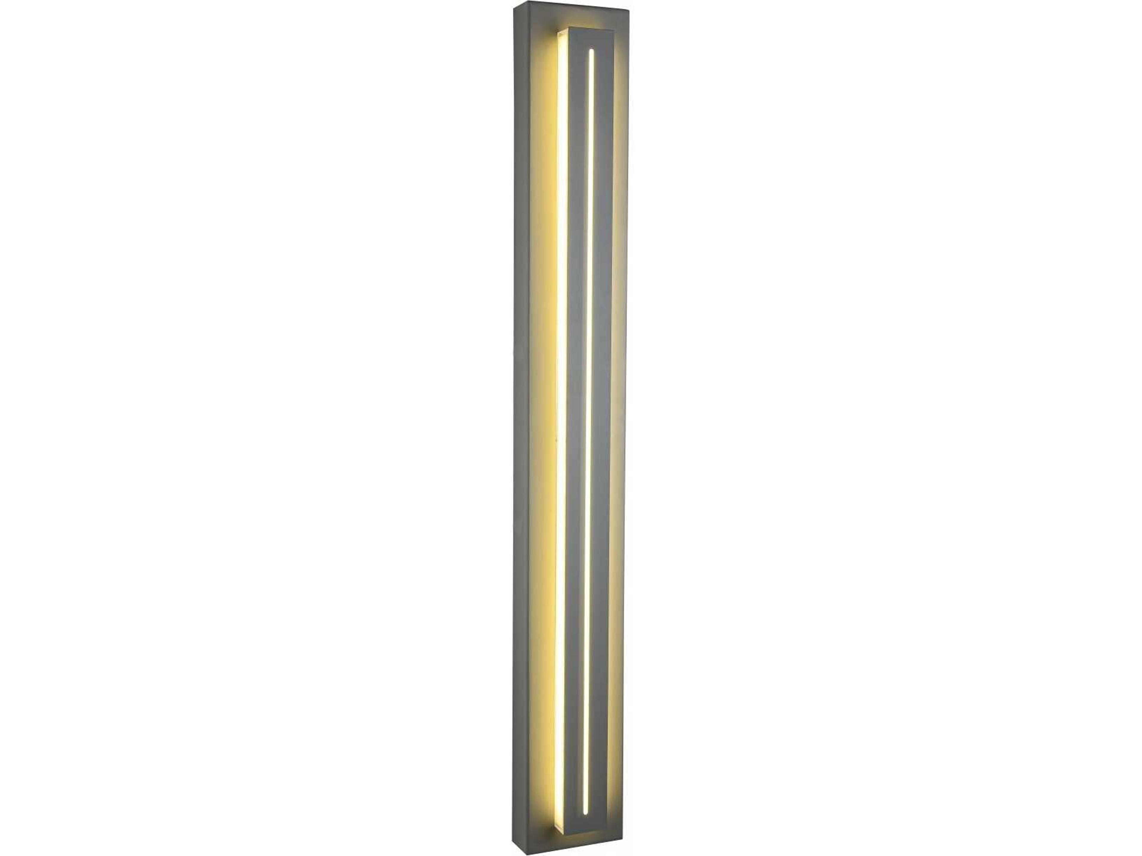 Avenue Lighting Rectangular Outdoor Wall Light with Raised LED Panel