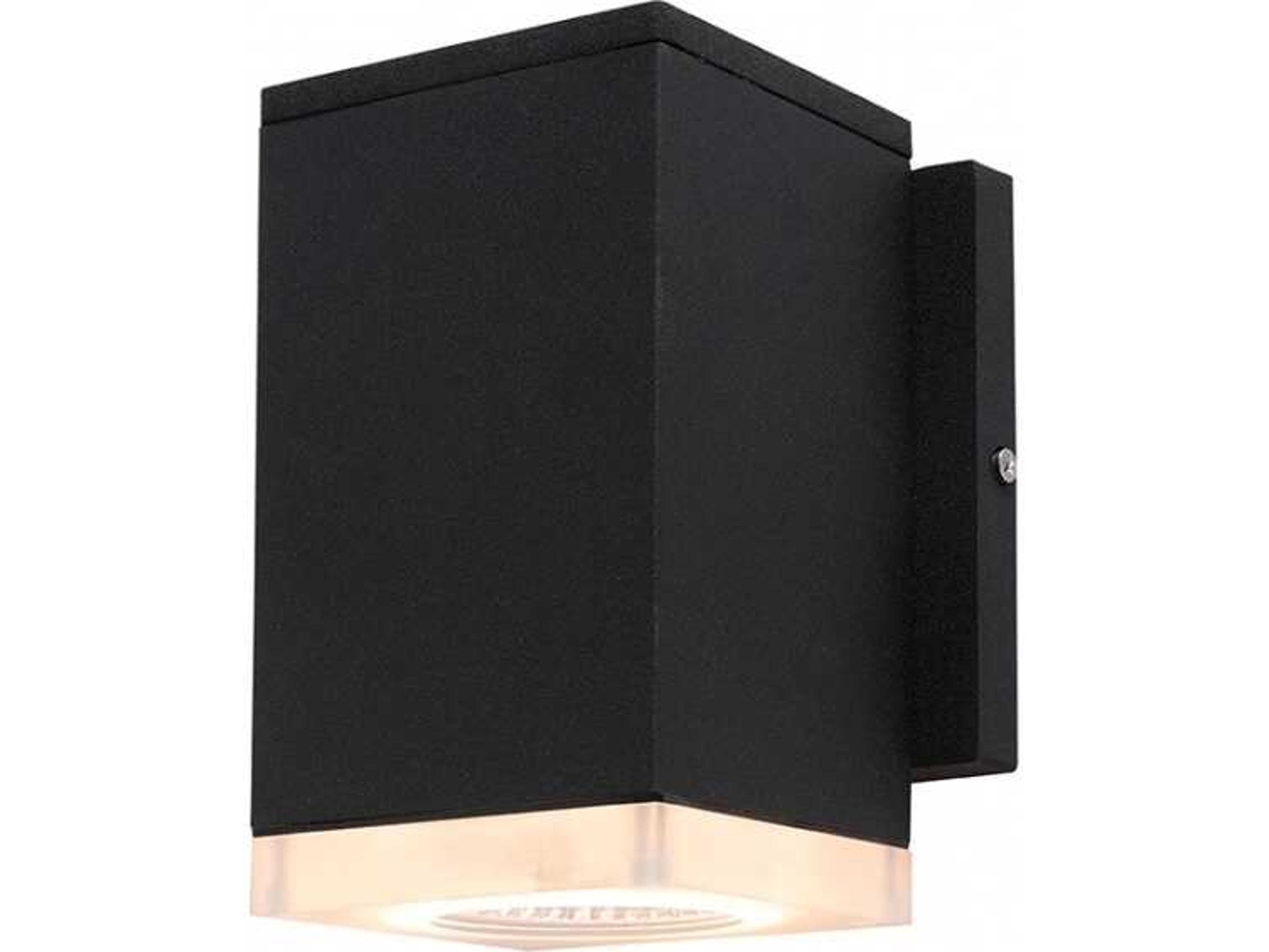 Avenue Outdoor Wall Sconce Black Modern LED
