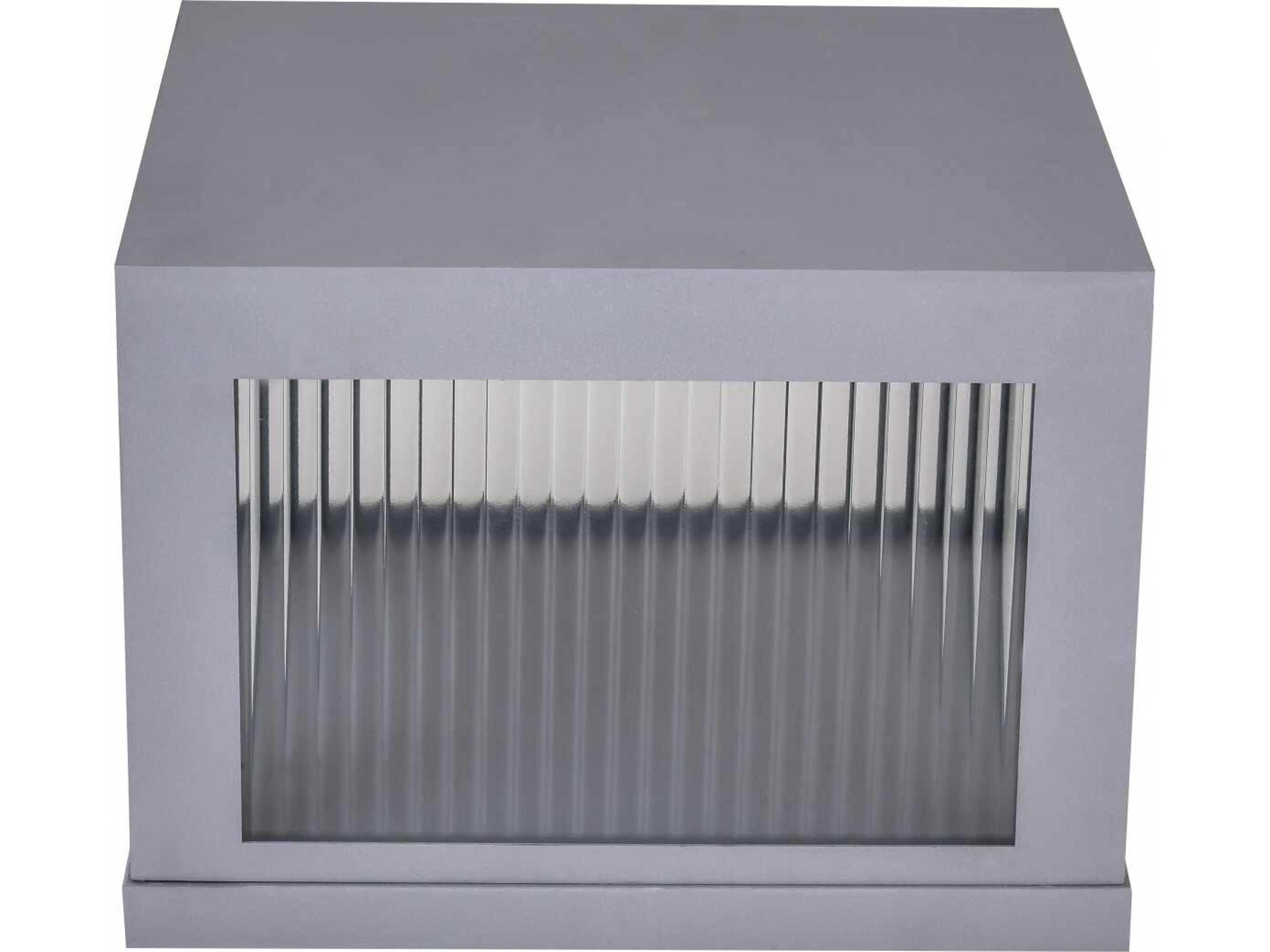 Avenue Outdoor LED Pillar Mount in Silver