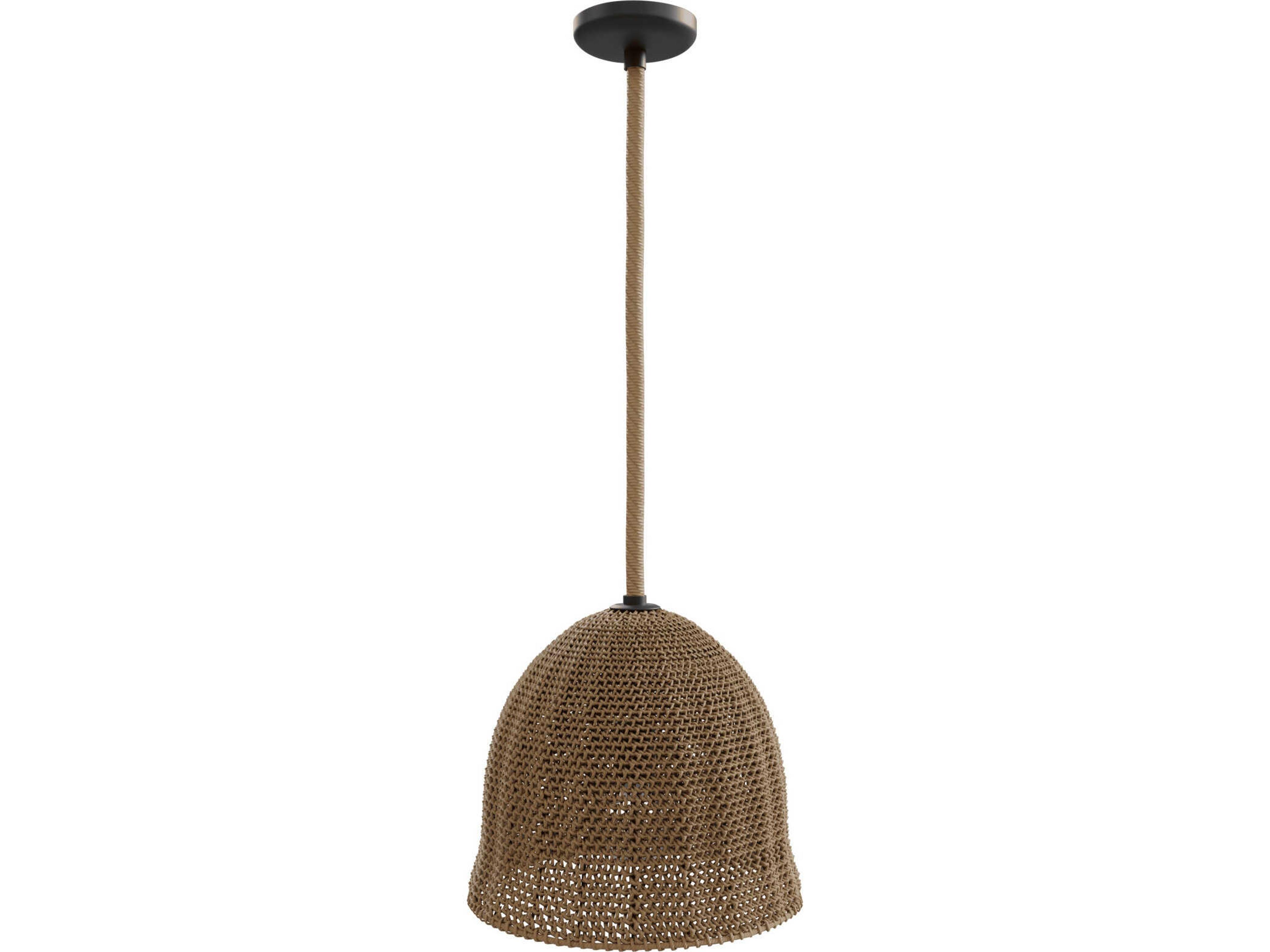 Malibu Collection Bell Pendant Natural Hemp Rope