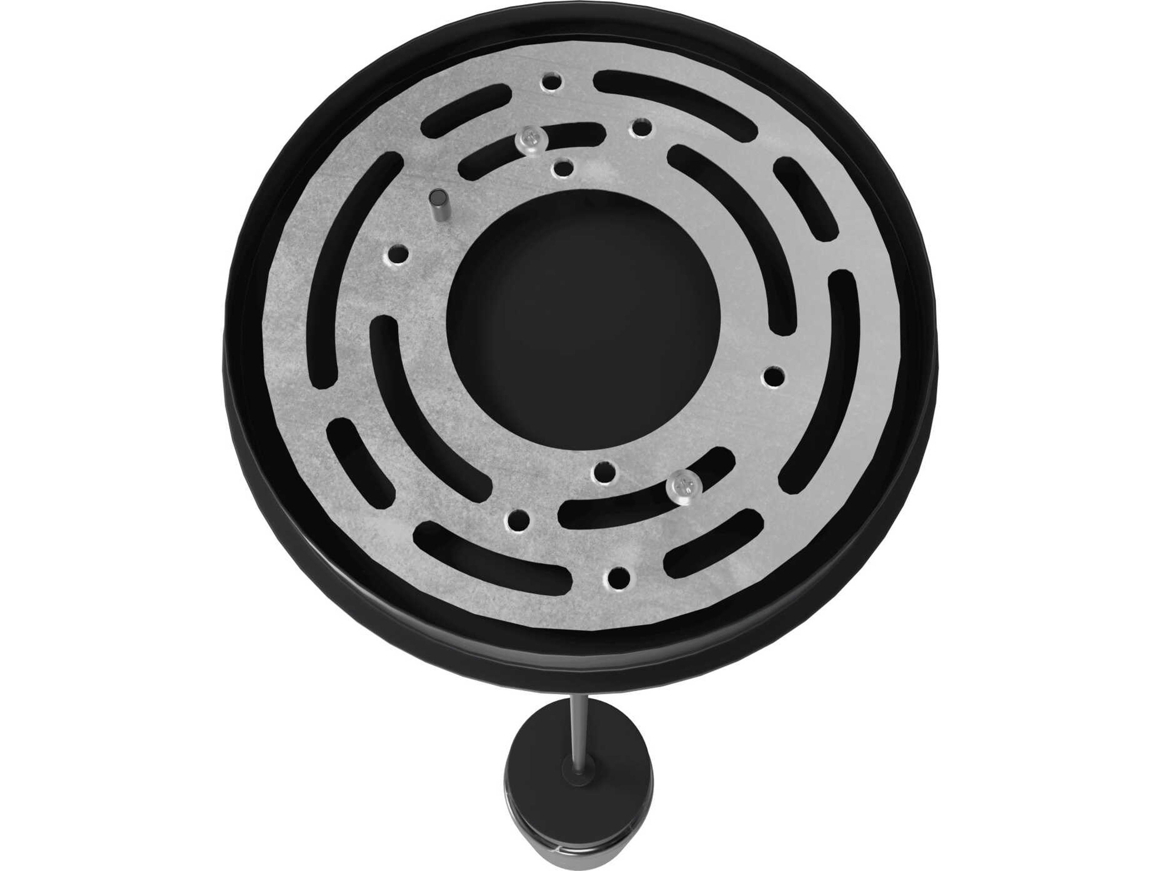 Avenue Lighting Cicada 1-Light Black Marble Cylinder Mini Pendant