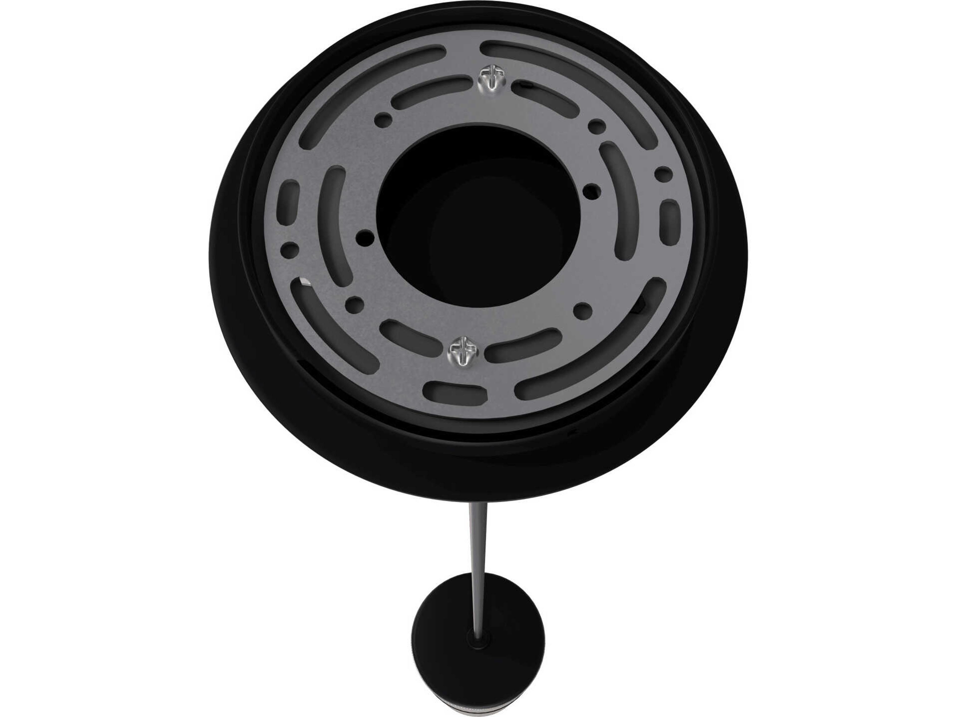 Avenue Lighting Cicada 1-Light Knurled Brass Black Cylinder Mini Pendant