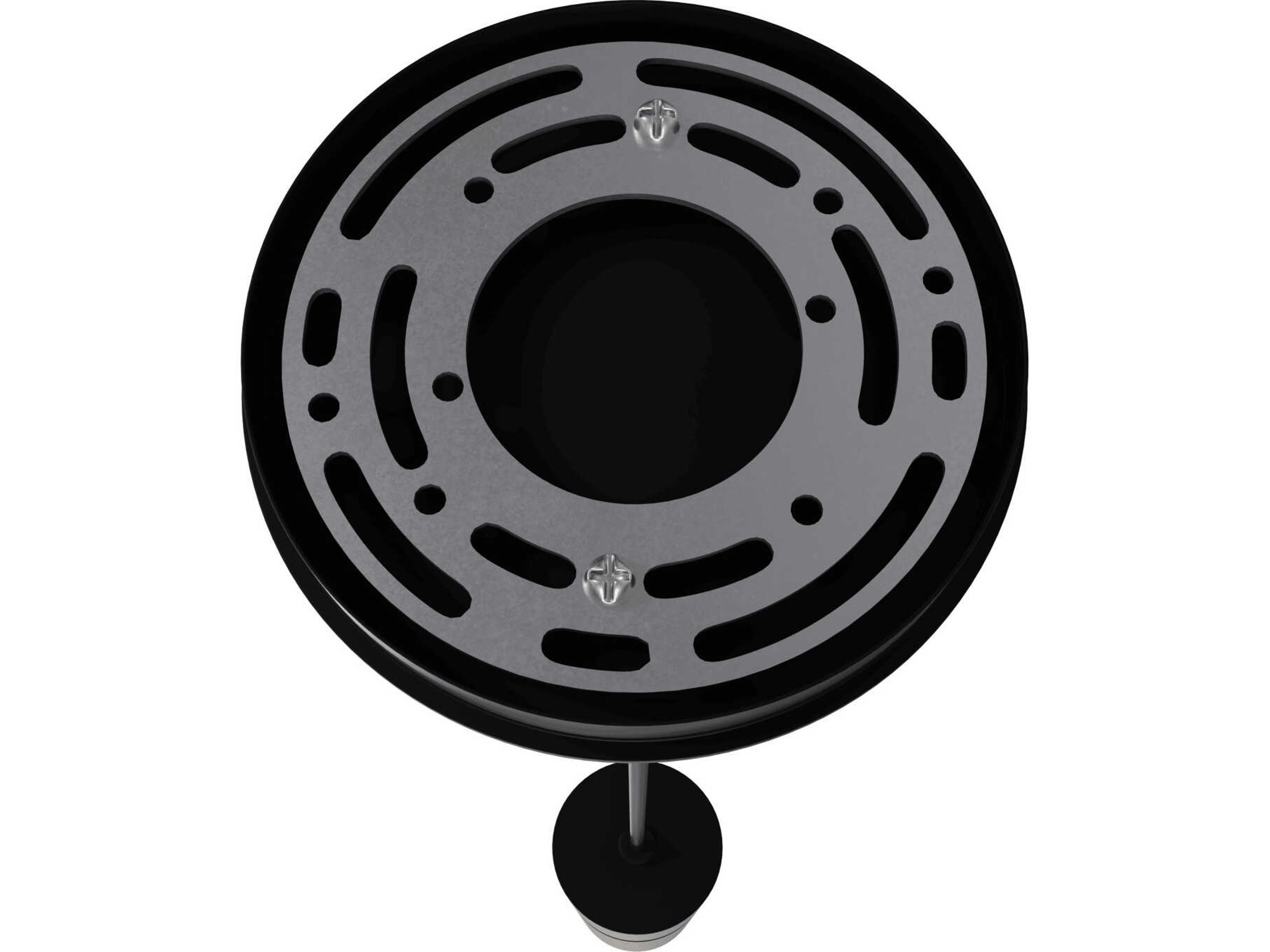 Avenue Lighting Cicada 1-Light Smooth Brass Black Cylinder Mini Pendant