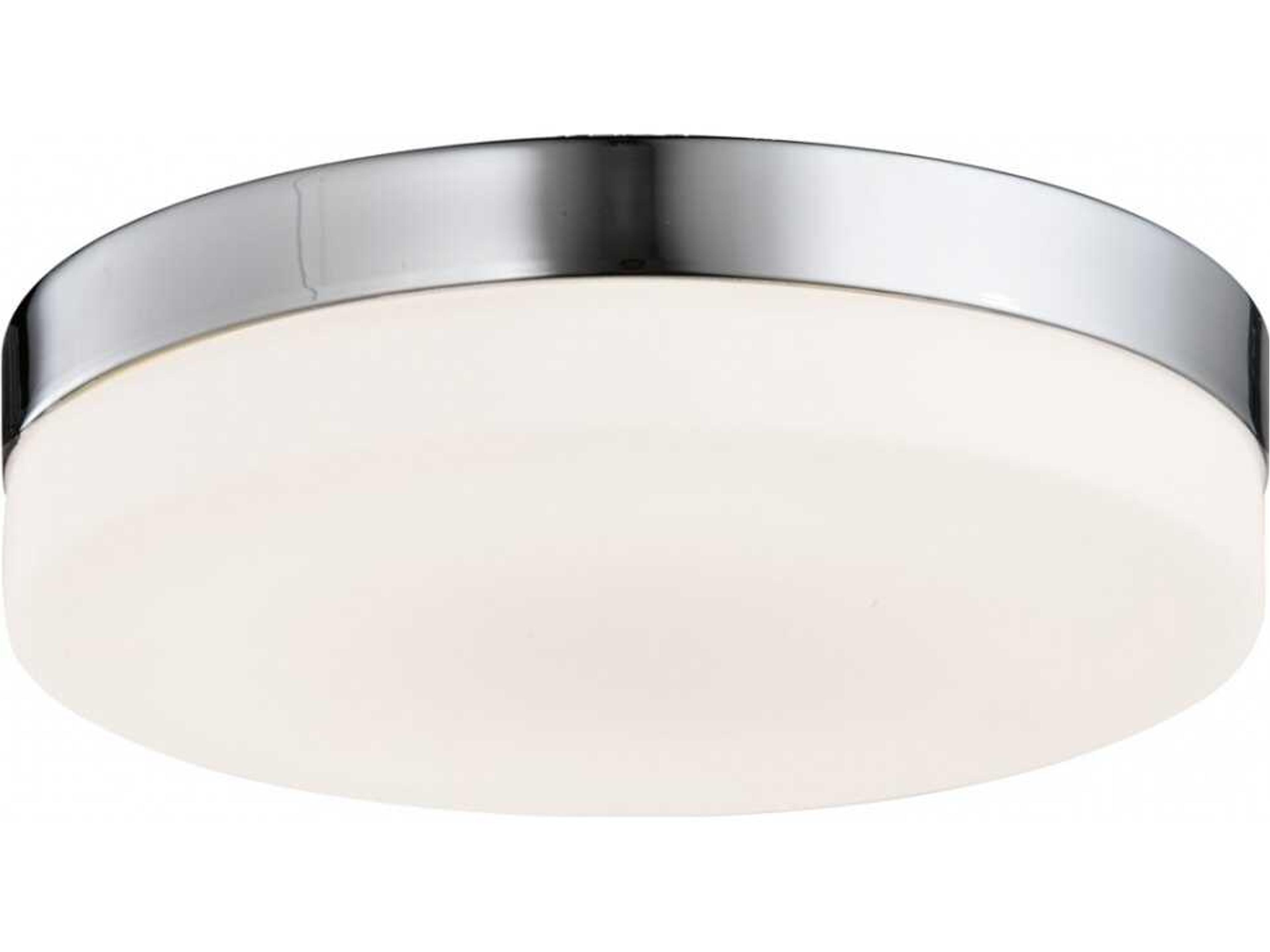 Cermack St Collection 9-inch LED Flush Mount in Brushed Nickel