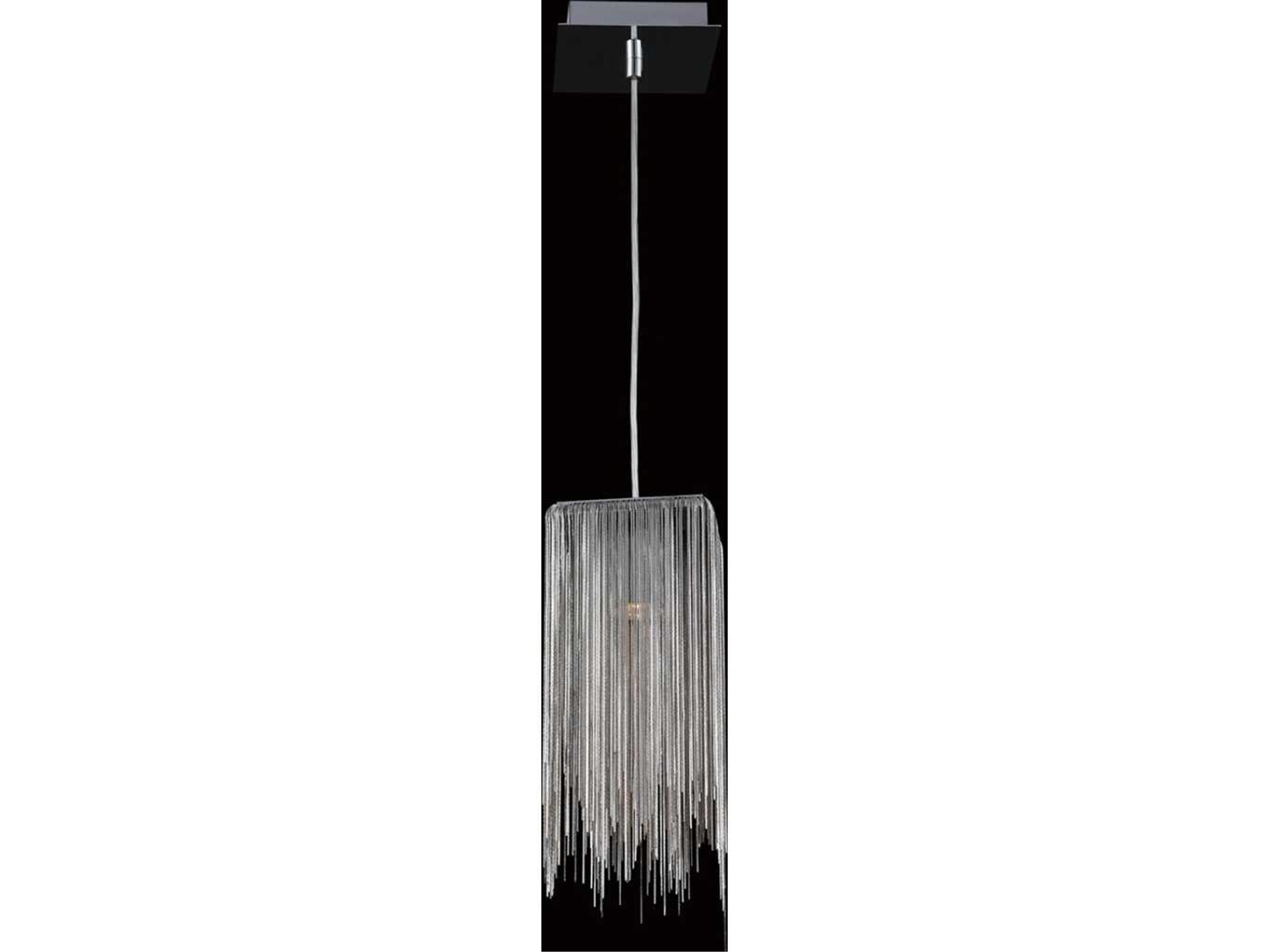 Fountain Ave Pendant Light Modern Chrome