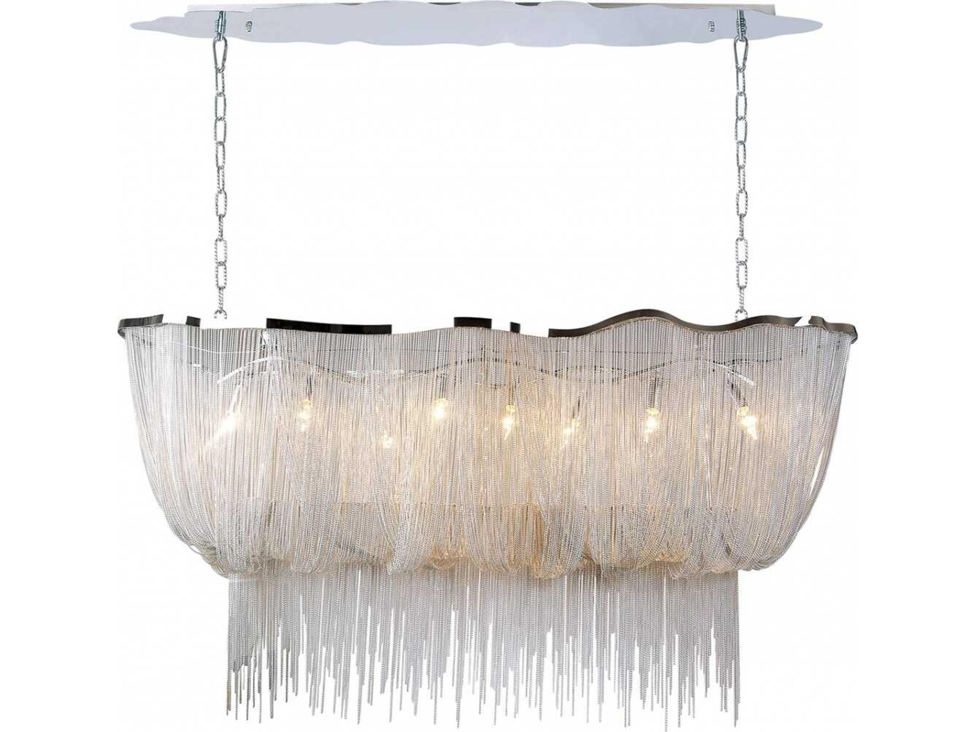 Mullholand Dr Linear Chandelier Polished Chrome