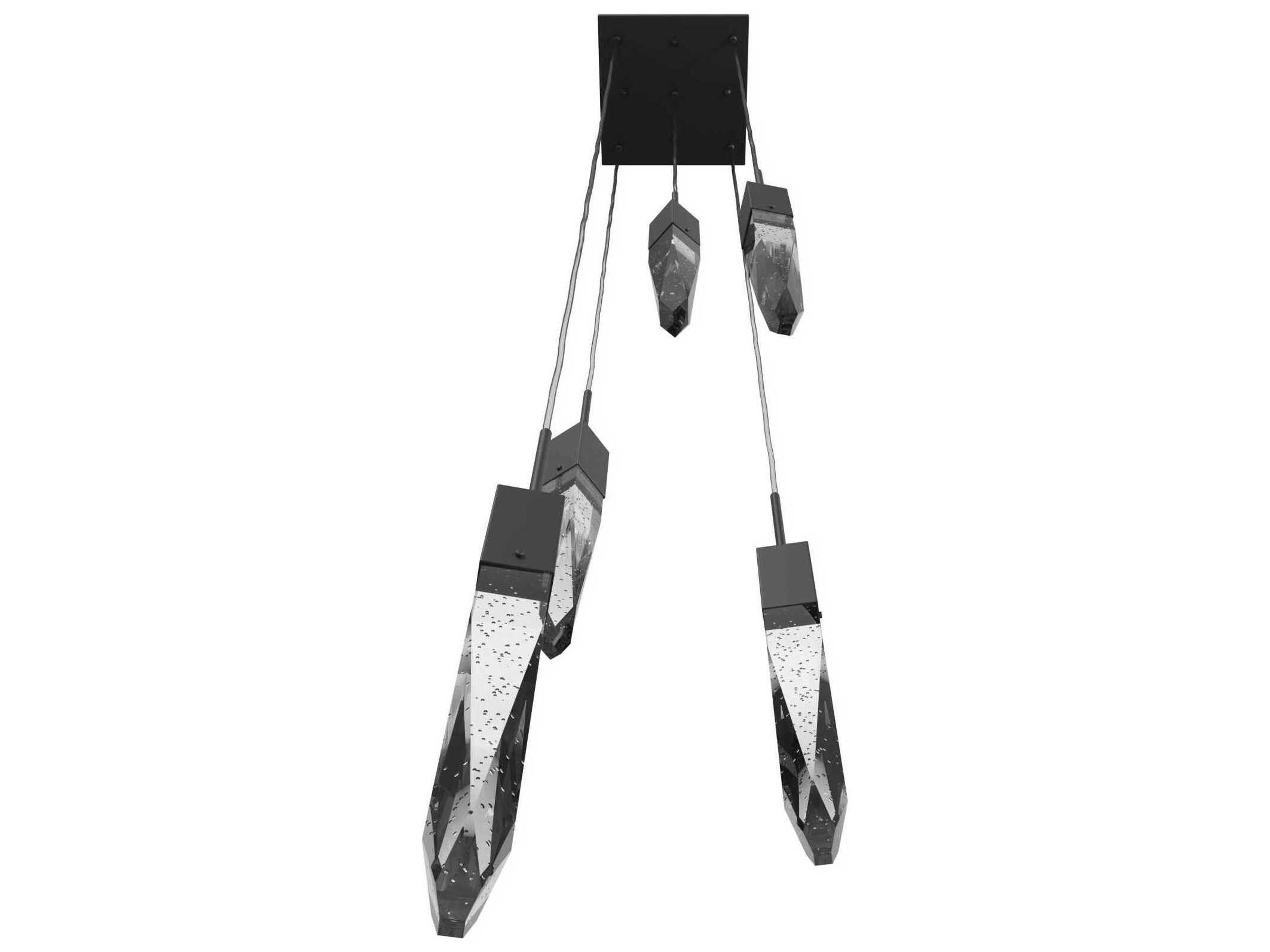 Avenue Lighting Aspen 5-Light Black Linear Pendant