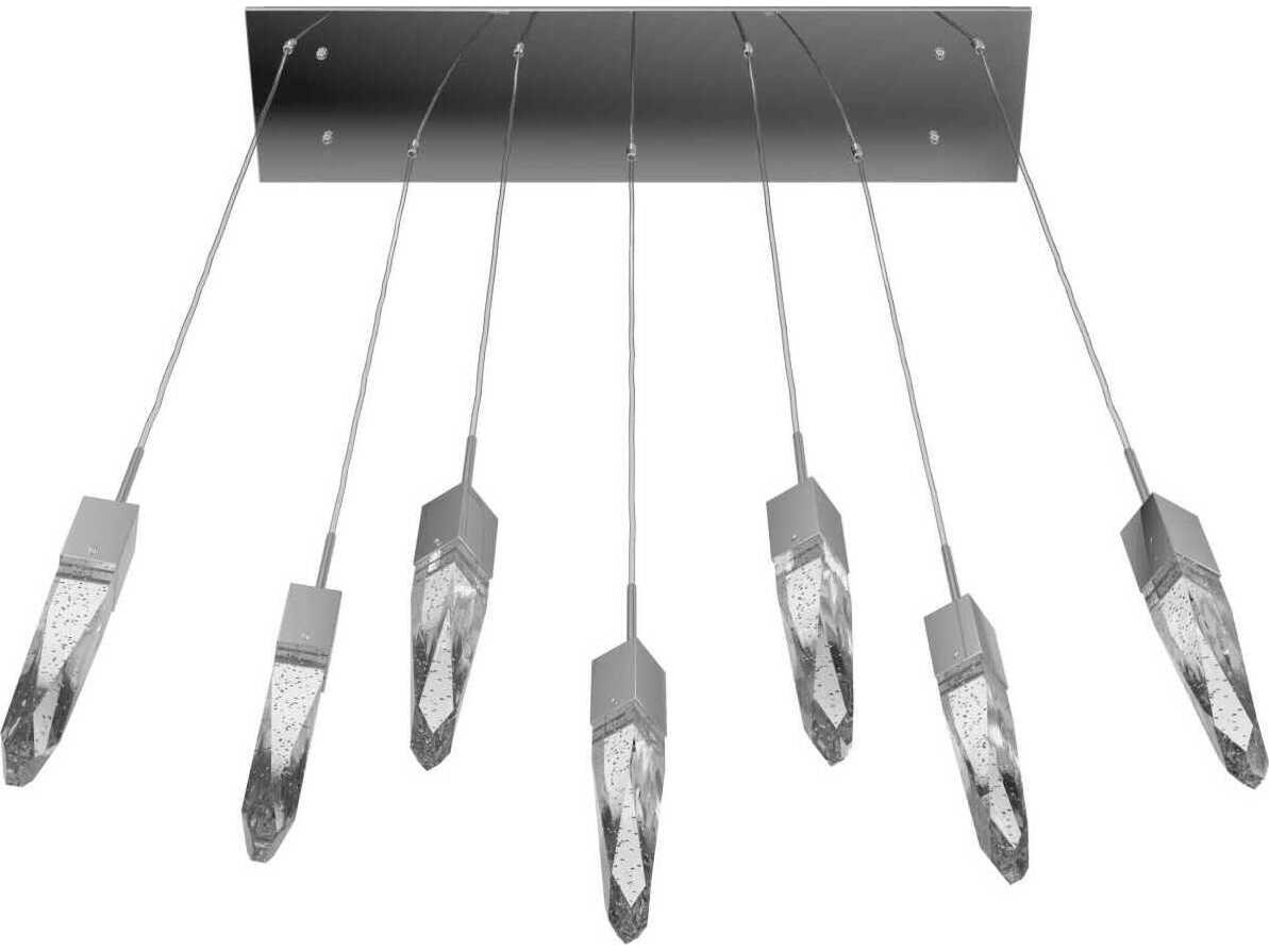 Avenue Lighting Aspen 7-Light Polished Chrome Linear Pendant
