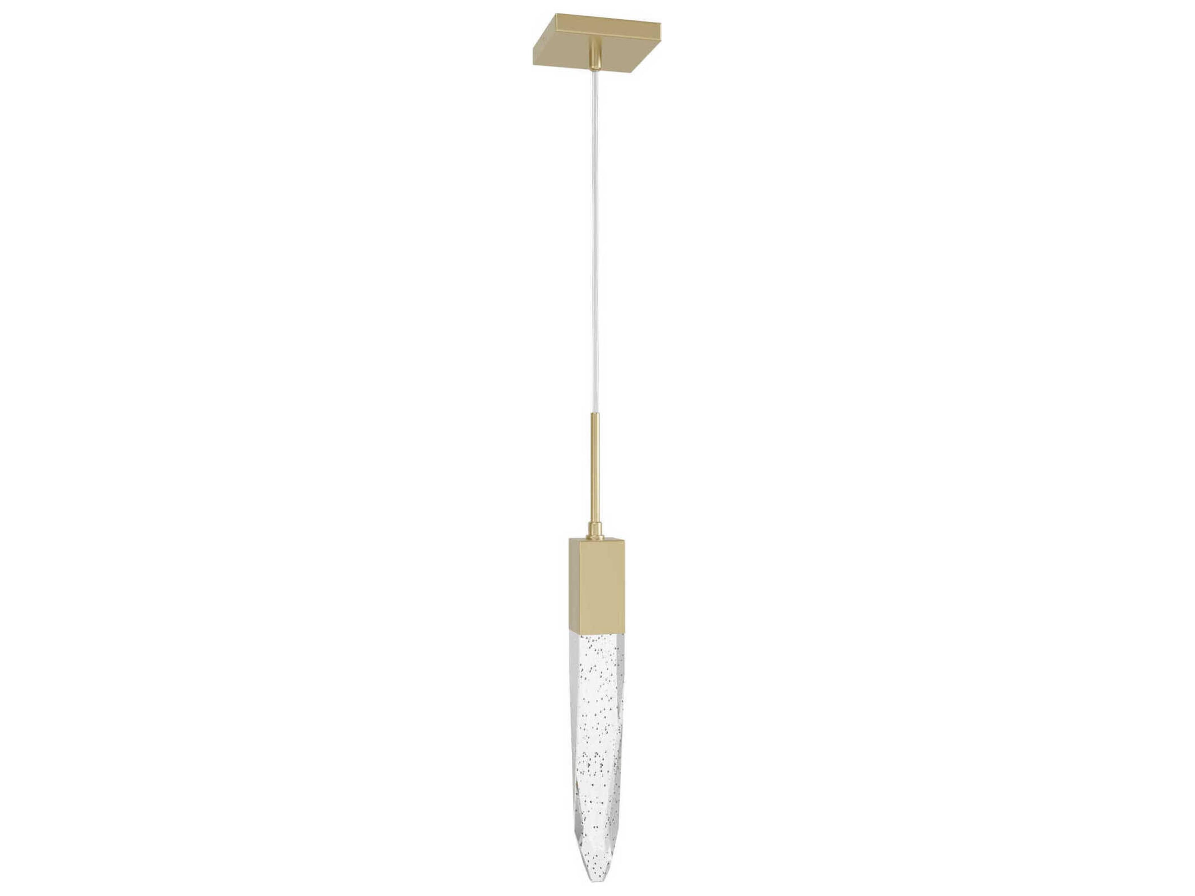 Aspen Pendant Light with Hand-Polished Crystal