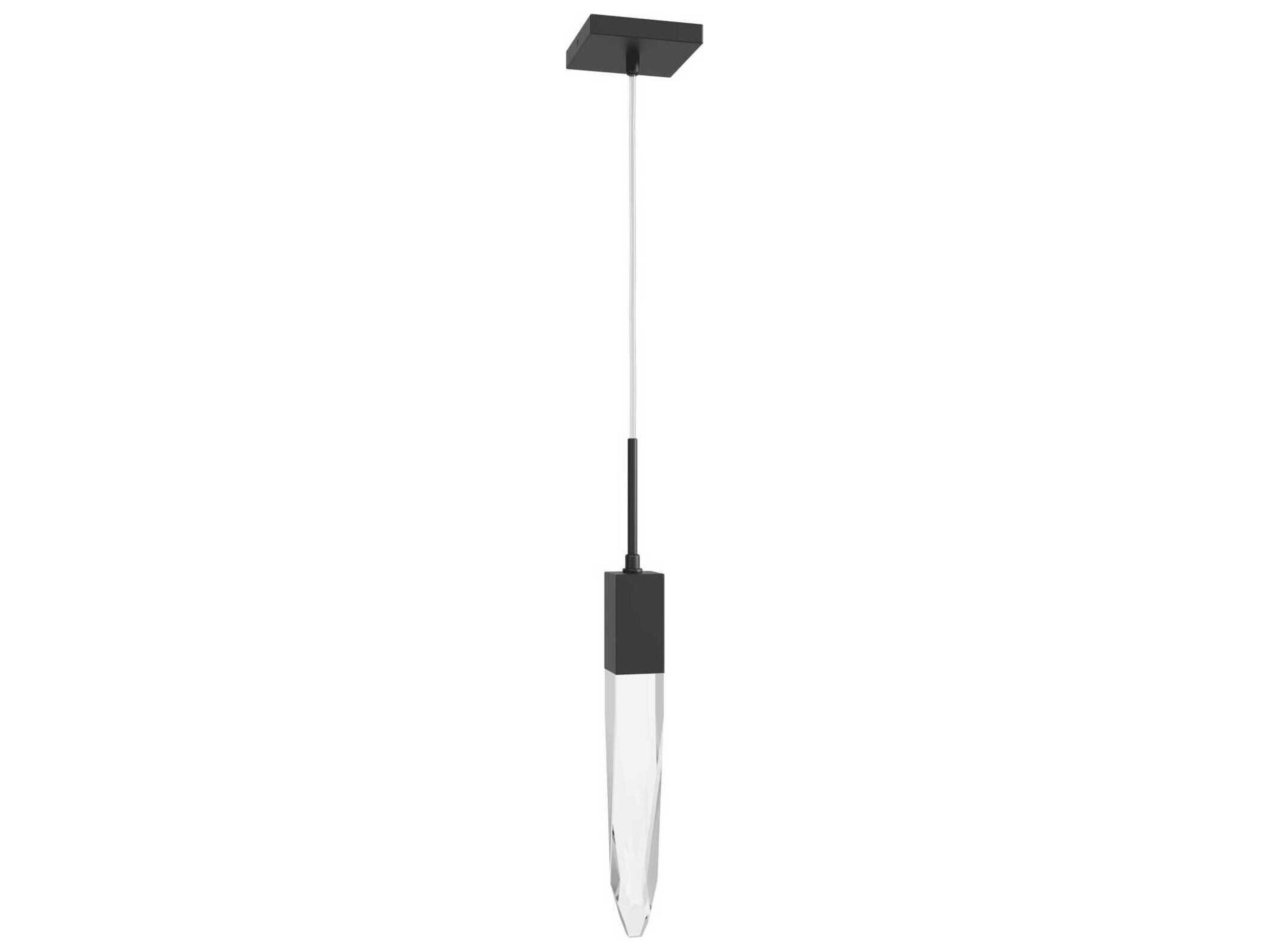 Avenue Lighting Aspen 1-Light Black Linear Pendant