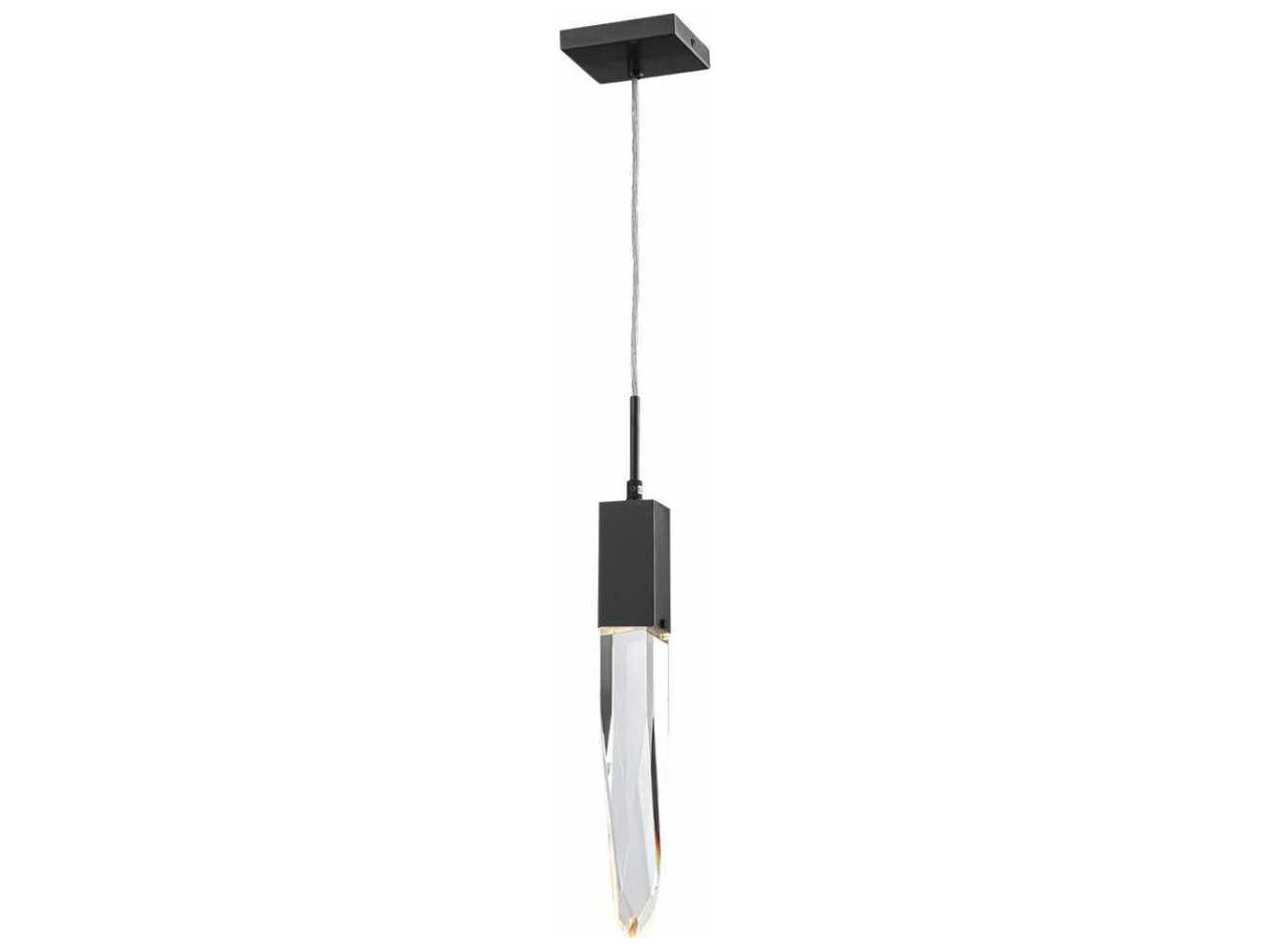 Avenue Lighting Aspen 1-Light Dark Bronze Linear Pendant