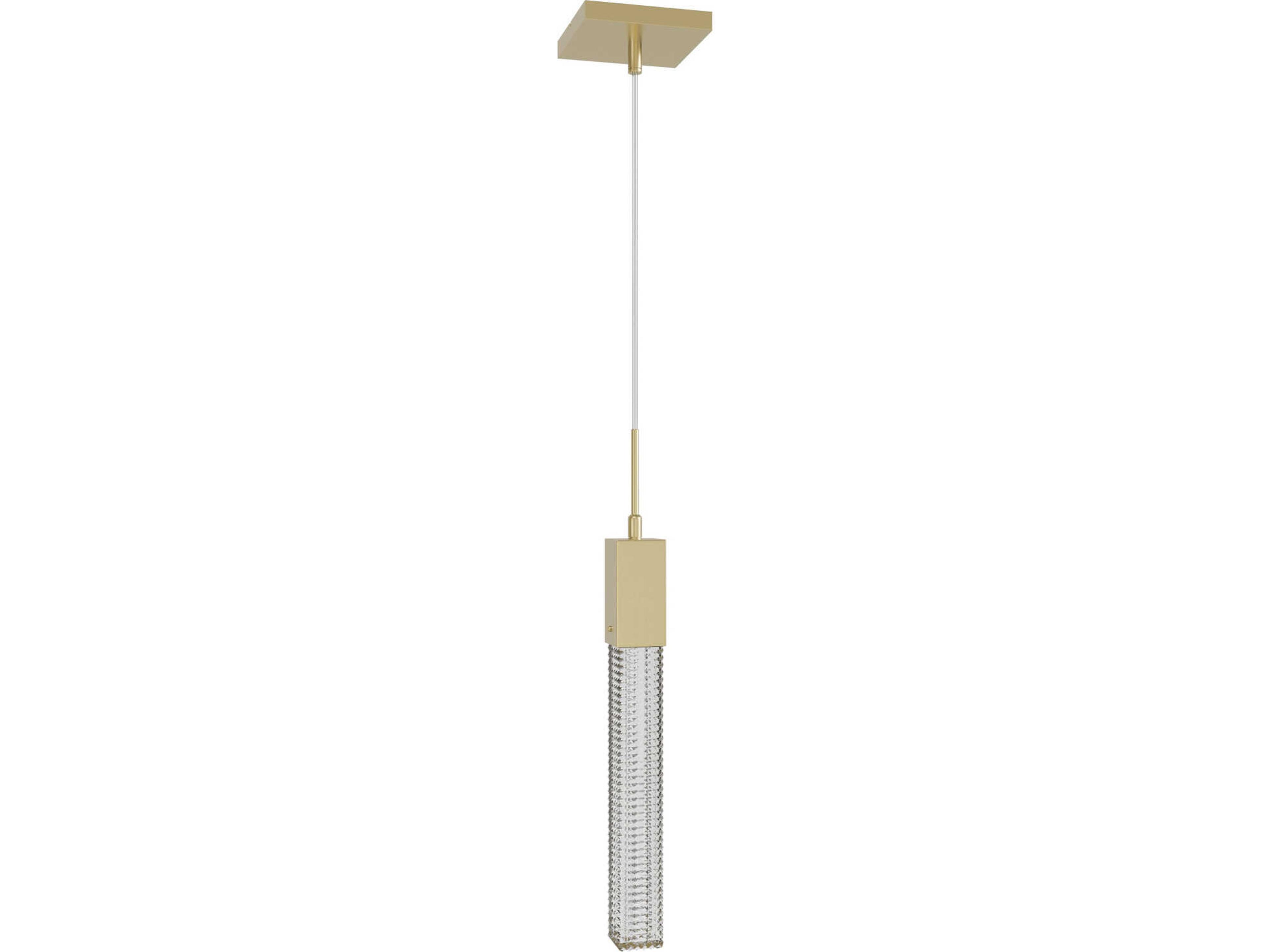 Boa Pendant Light in Brushed Brass
