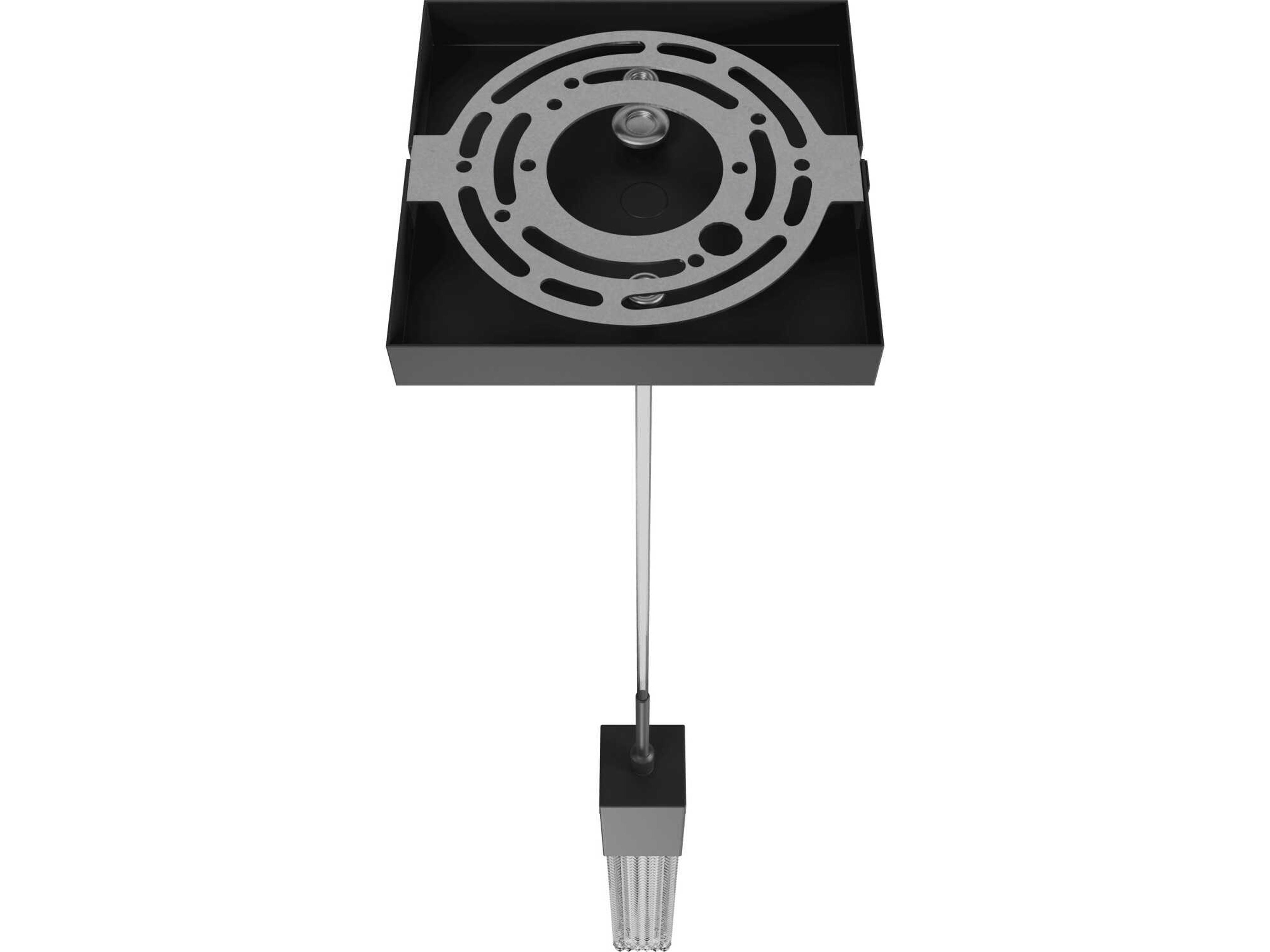 Avenue Lighting Boa 1-Light Black Linear Mini Pendant