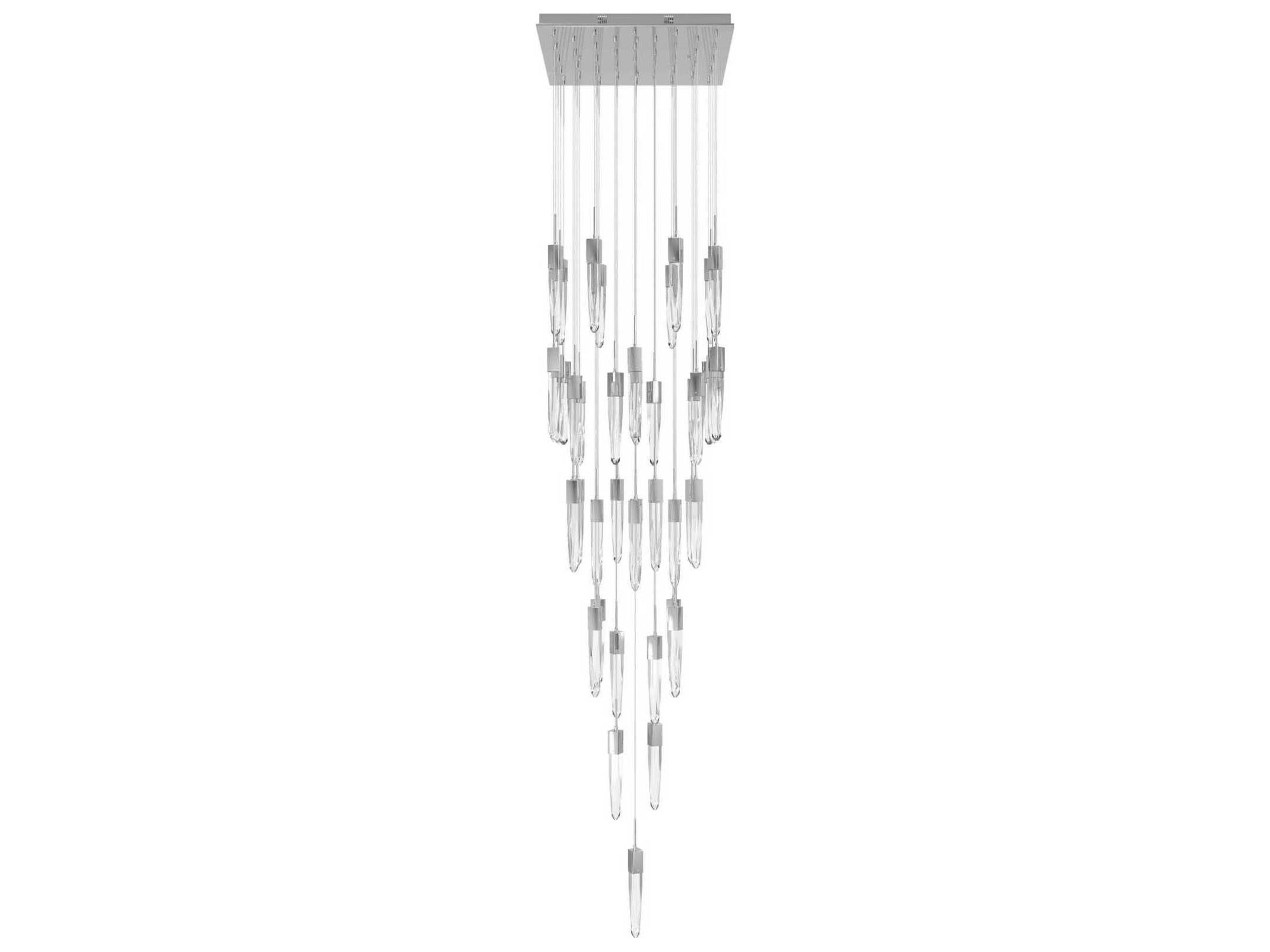 Avenue Lighting Aspen 41-Light Polished Chrome Linear Pendant