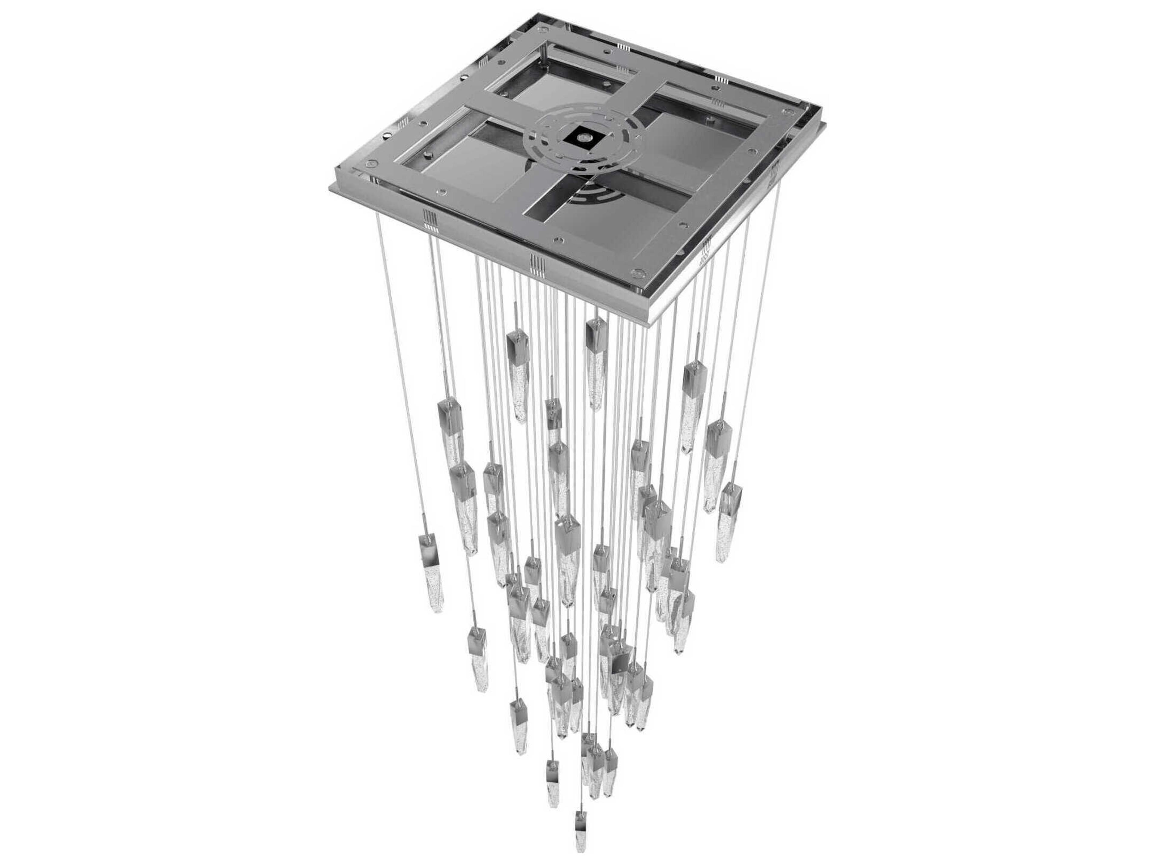 Avenue Lighting Aspen 41-Light Polished Chrome Linear Pendant