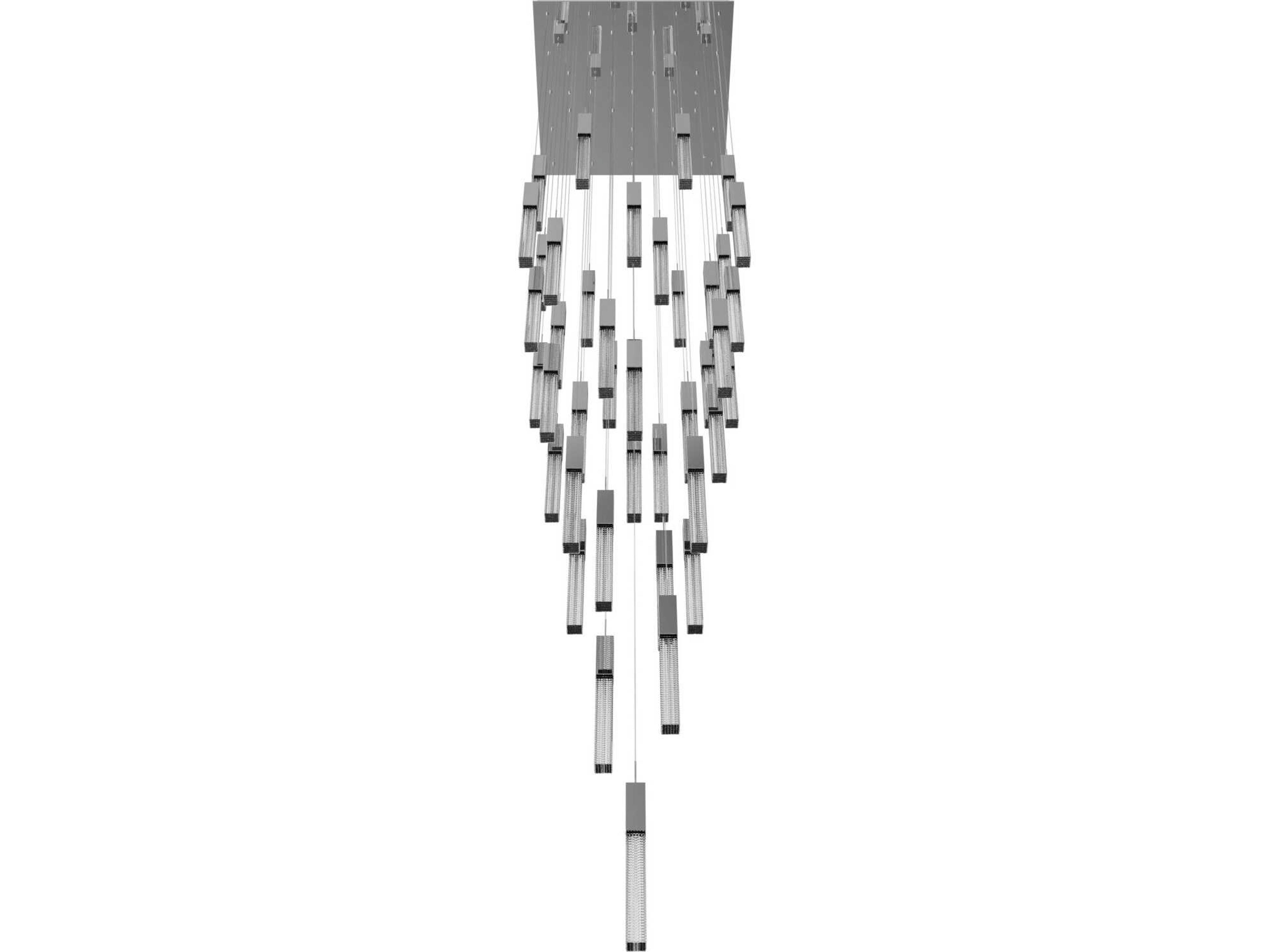 Avenue Lighting Boa 41-Light Polished Chrome Linear Pendant