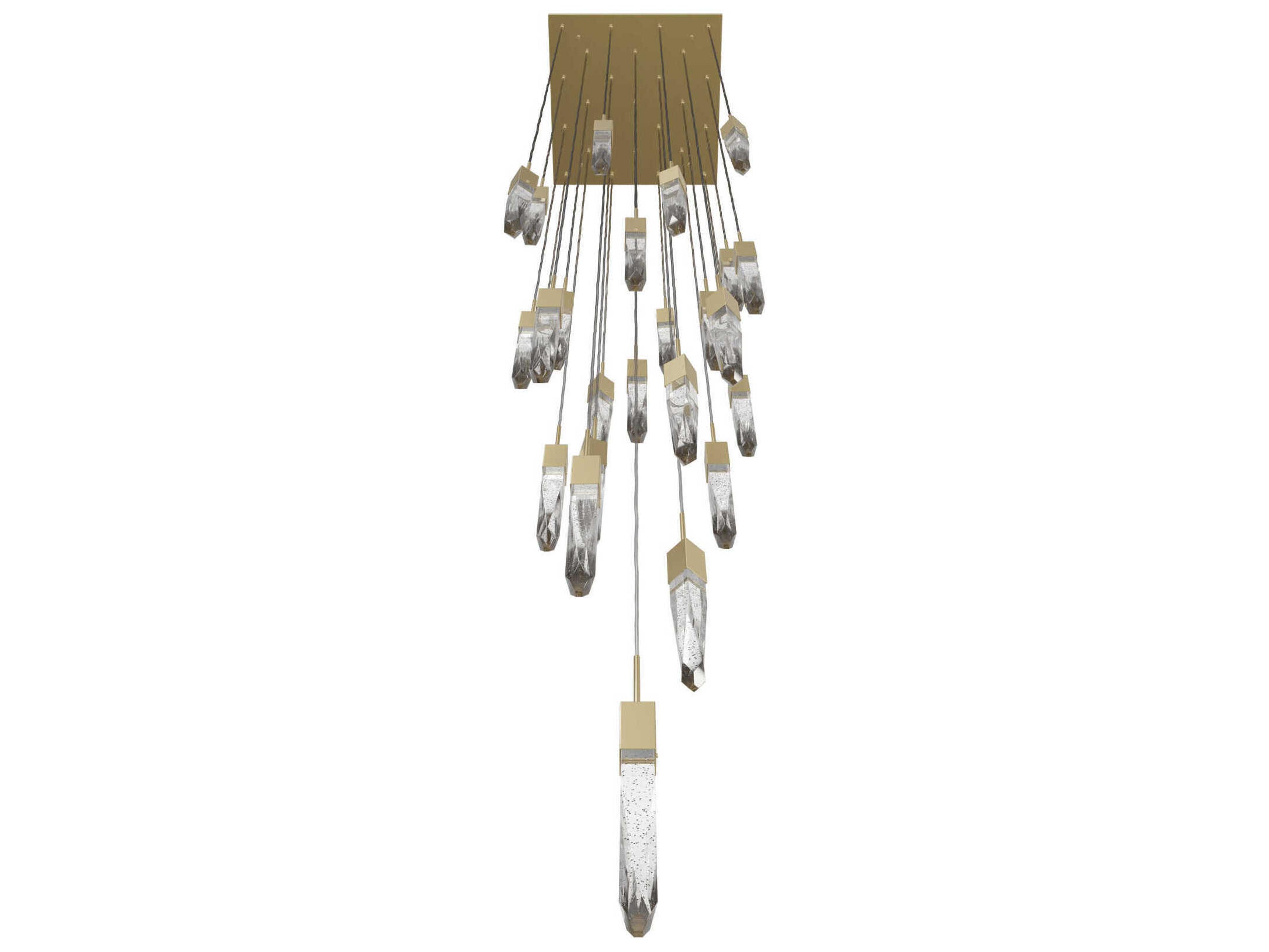 Avenue Lighting Aspen 25-Light Brushed Brass Linear Pendant