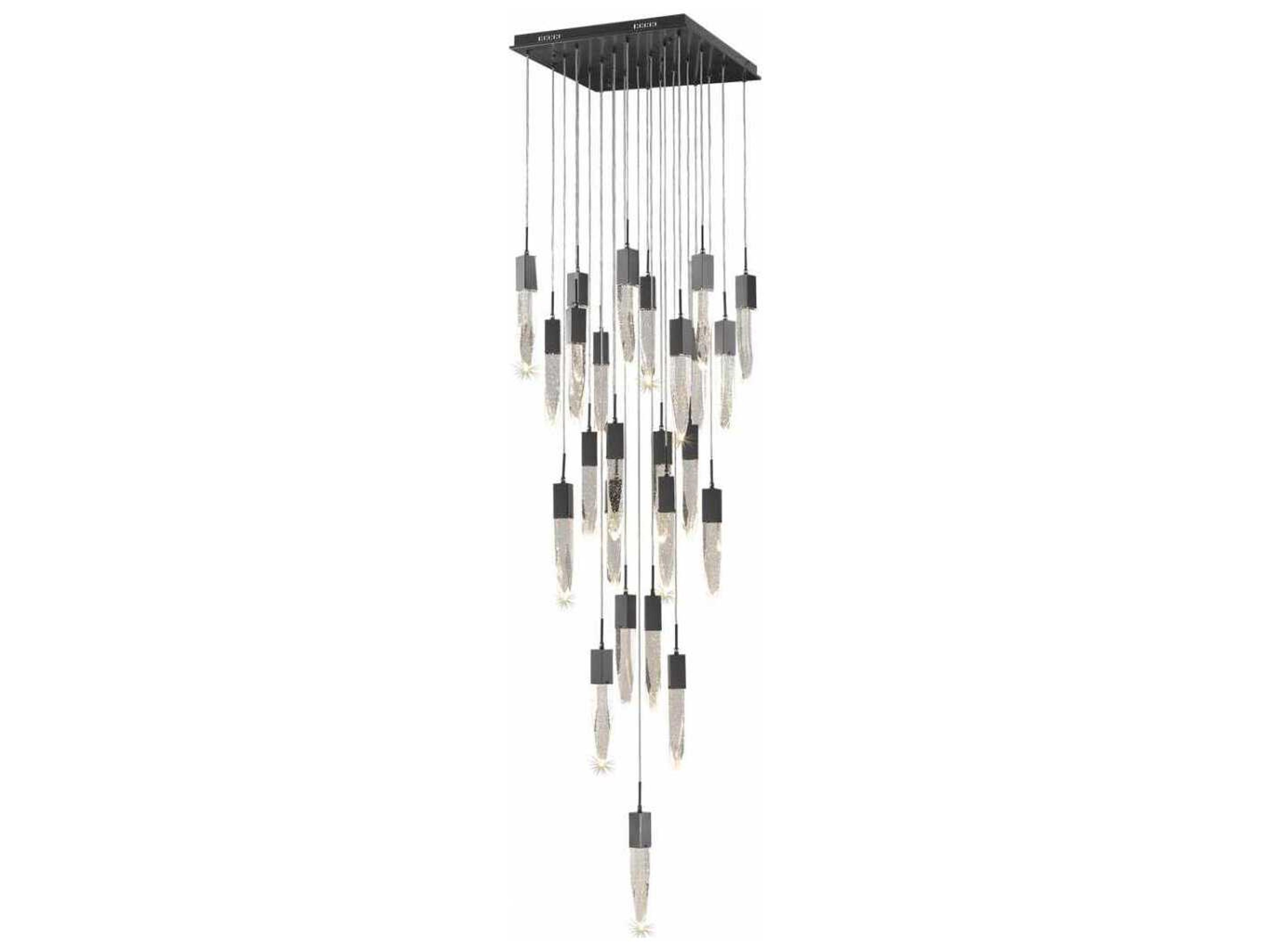 Aspen 25-Light Multi Pendant in Dark Bronze