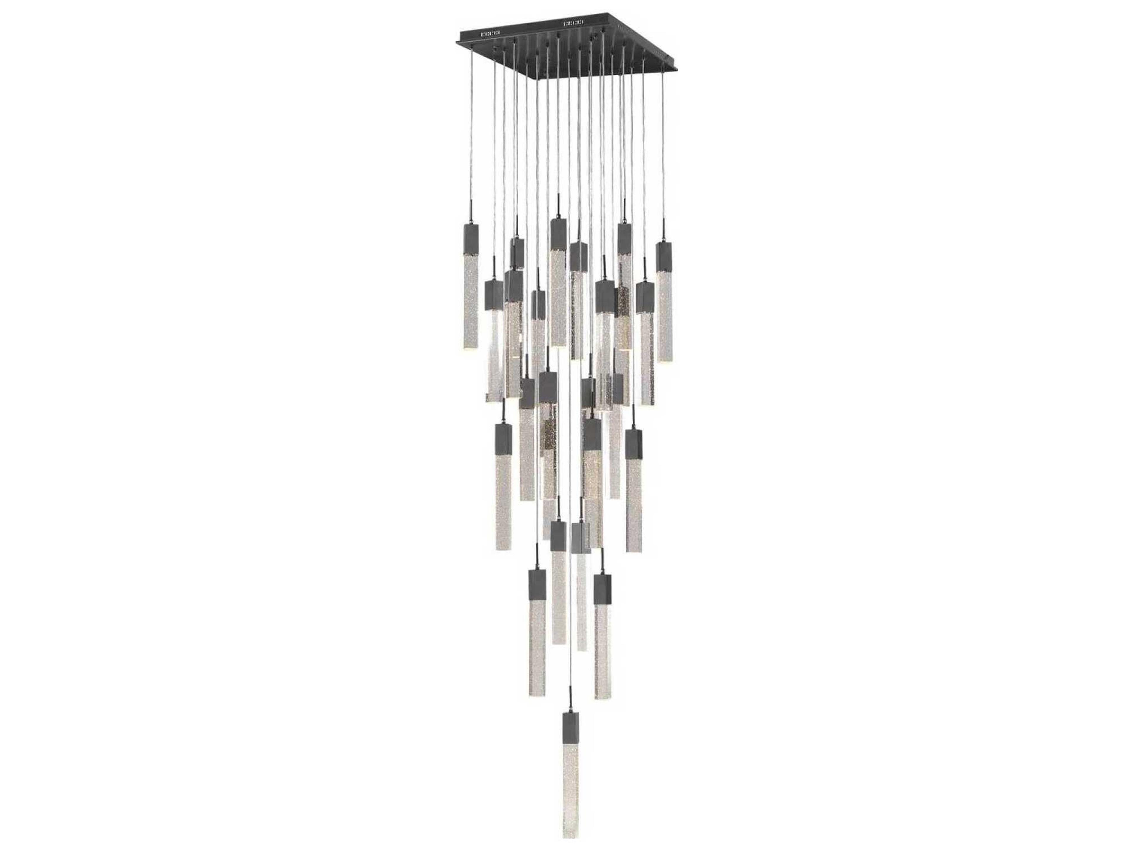 Avenue Lighting The Original Glacier 25-Light Dark Bronze Linear Pendant