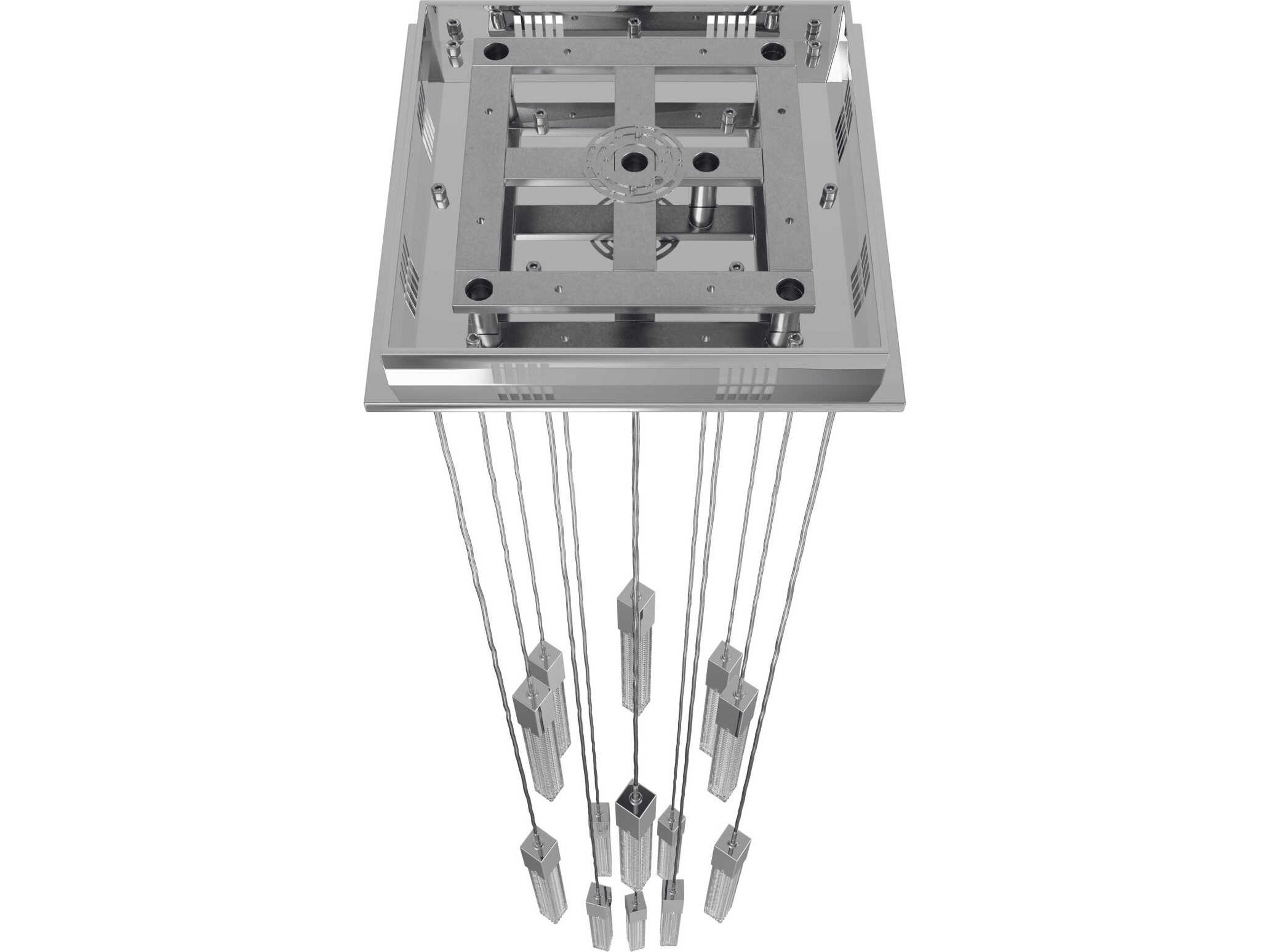 Avenue Lighting Boa 13-Light Polished Chrome Linear Pendant