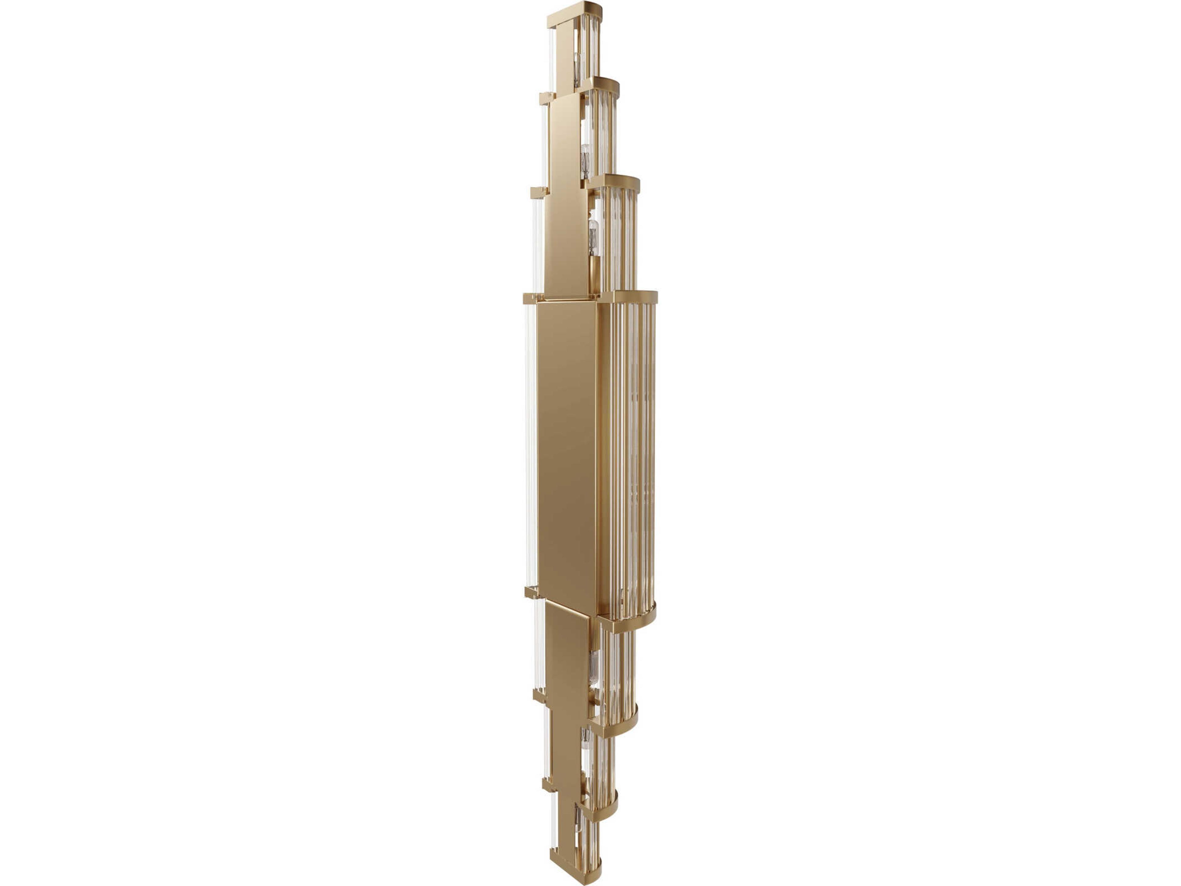 Avenue Lighting Waldorf 11-Light Aged Brass Wall Sconce