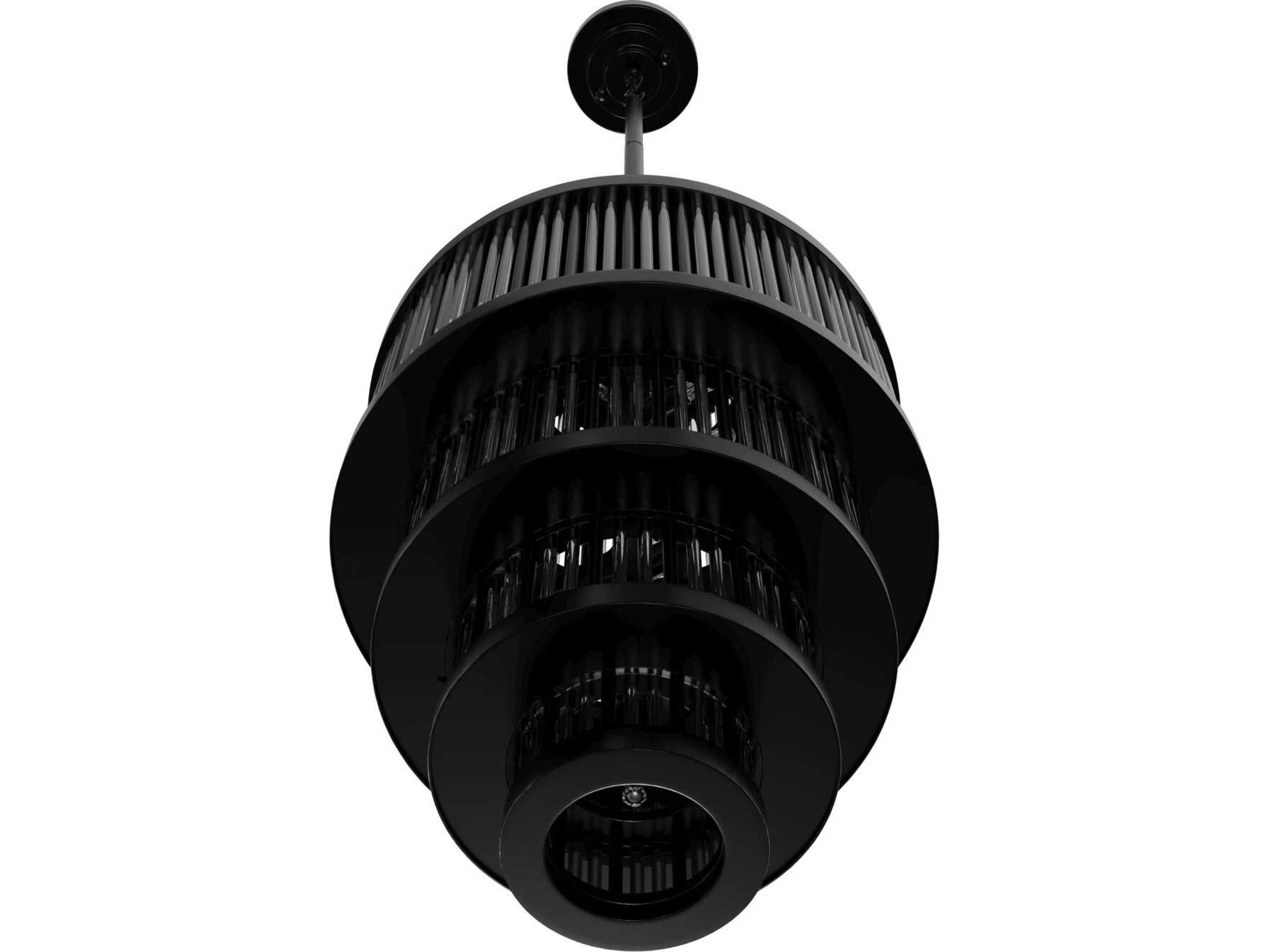 Avenue Lighting Waldorf 13-Light Polished Gunmetal Tiered Mini Pendant