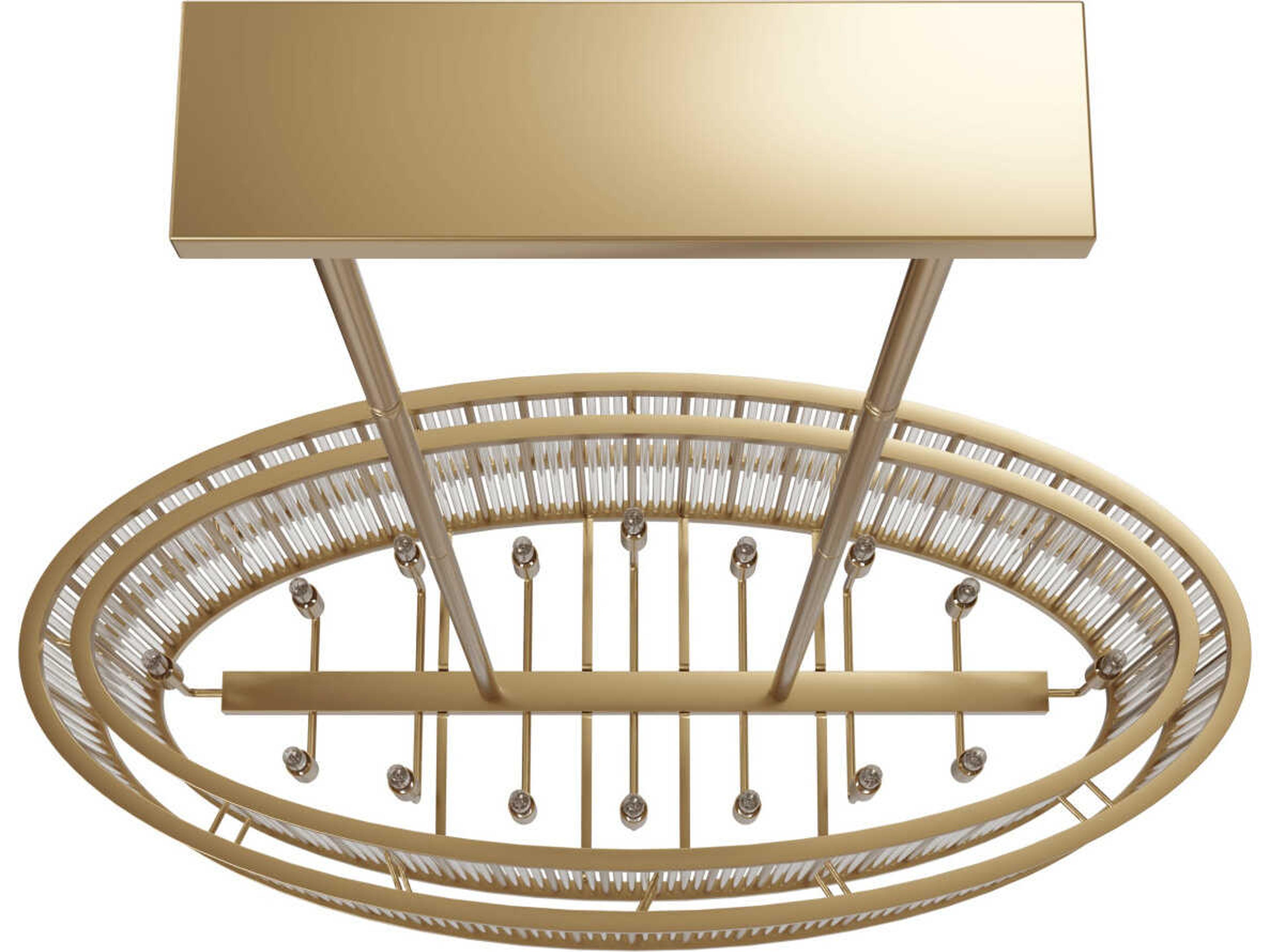 Avenue Lighting Waldorf 16-Light Aged Brass Island Pendant