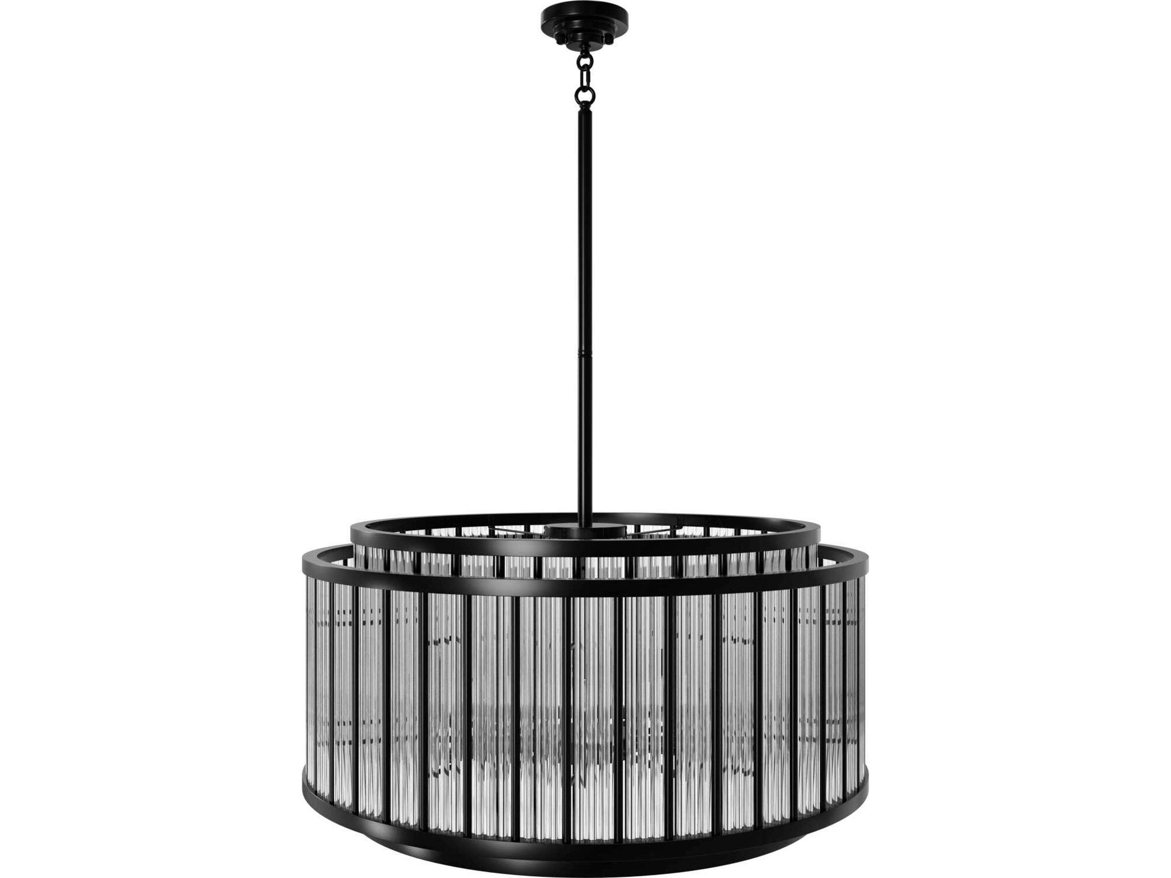 Waldorf Chandelier in Polished Gunmetal