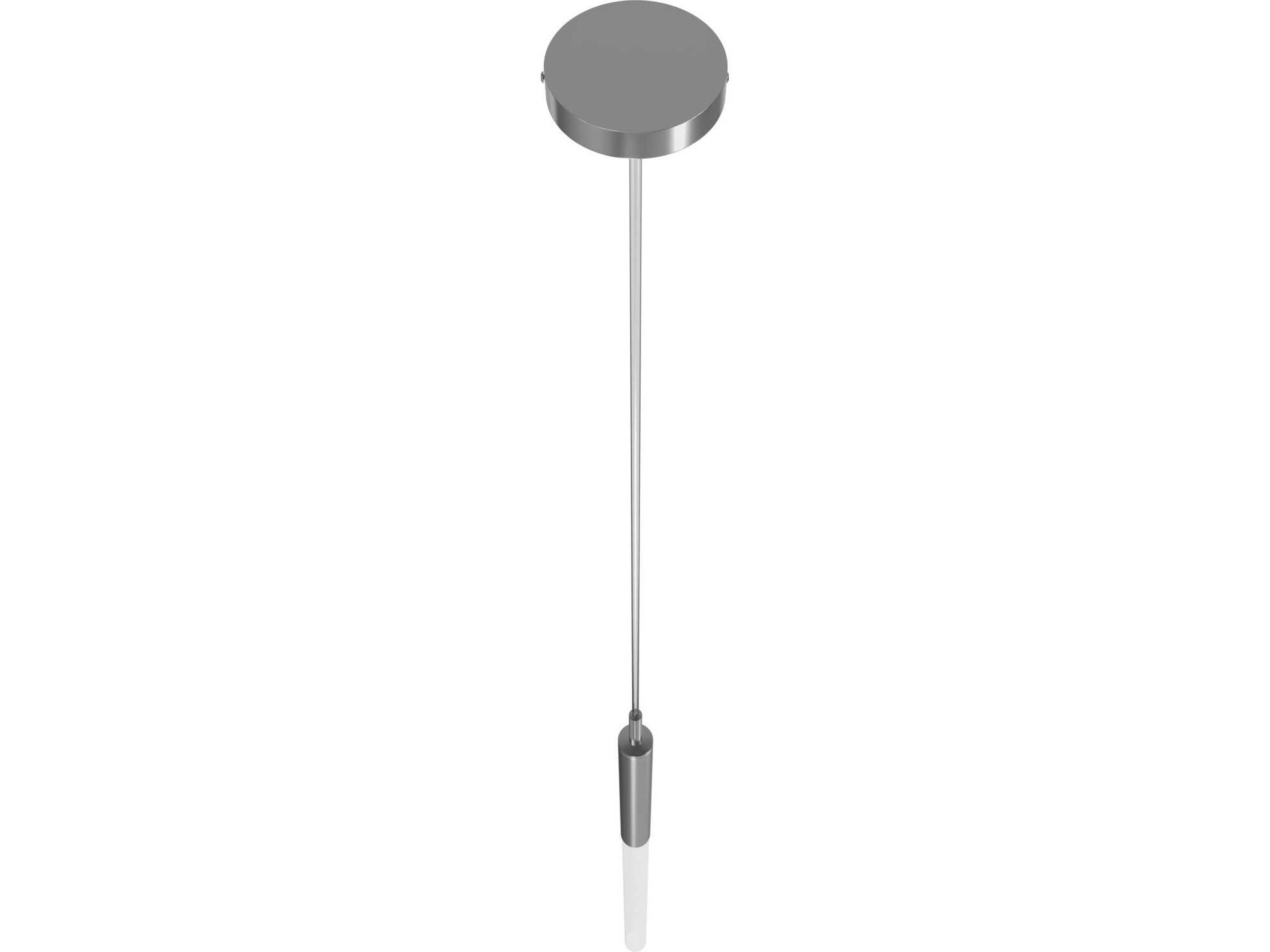 Avenue Lighting Main St 1-Light Polished Nickel Cylinder Linear Mini Pendant