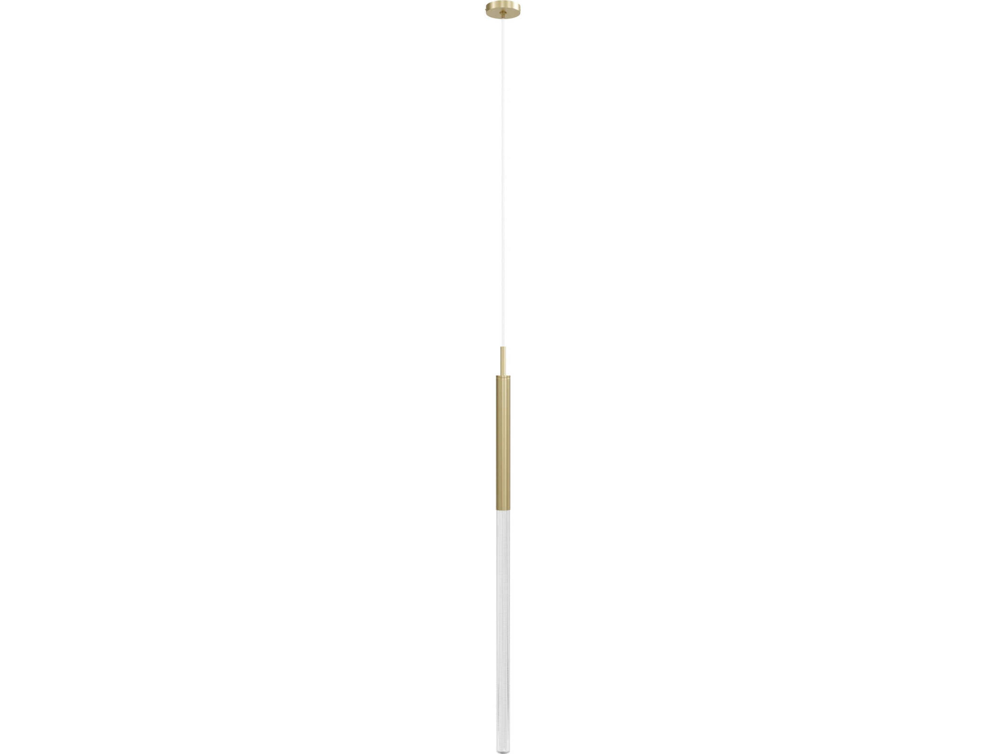 Main St. Pendant Light in Brushed Brass