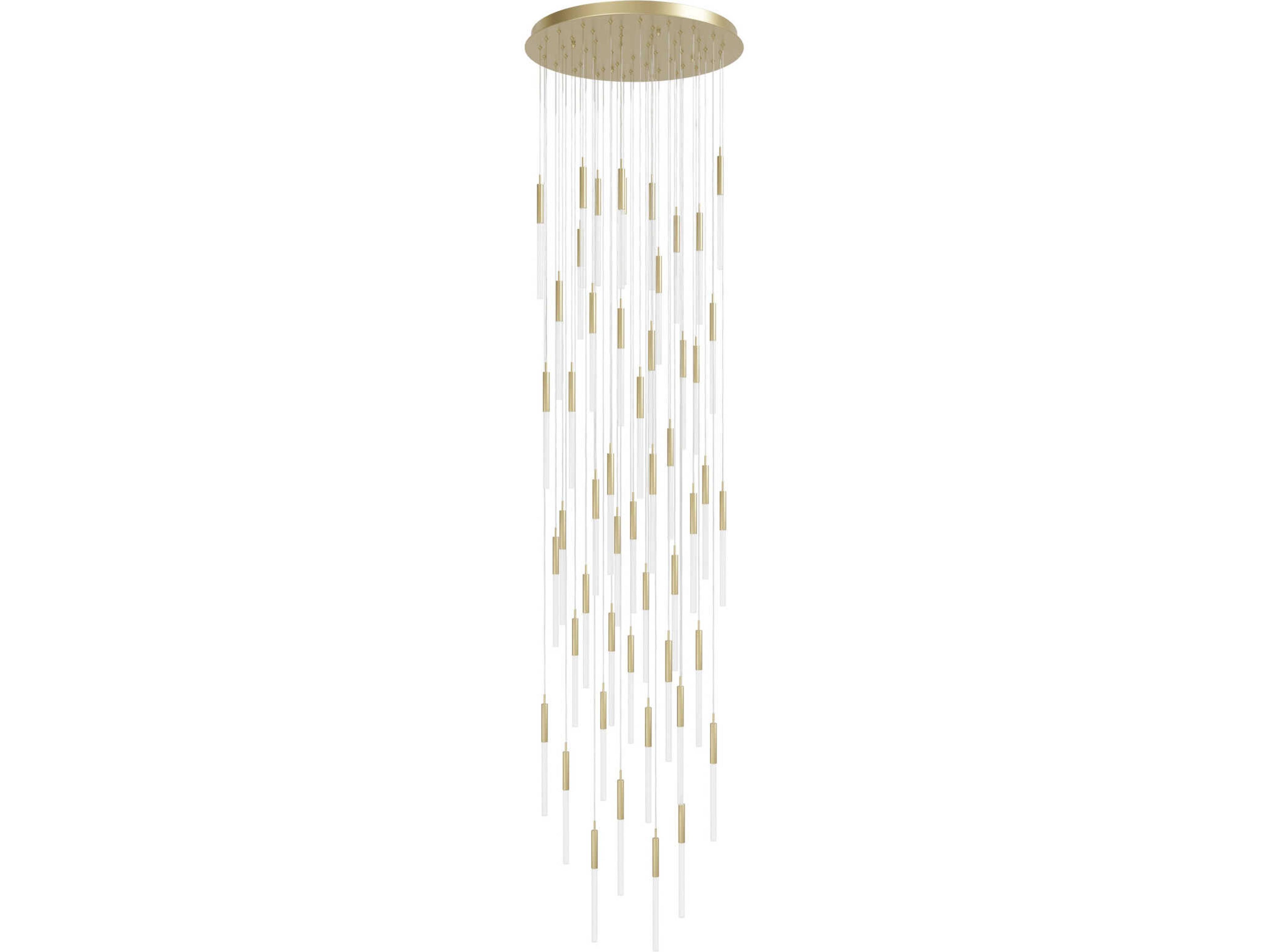 Main St. 51-Light Multi-Light Pendant Brushed Brass