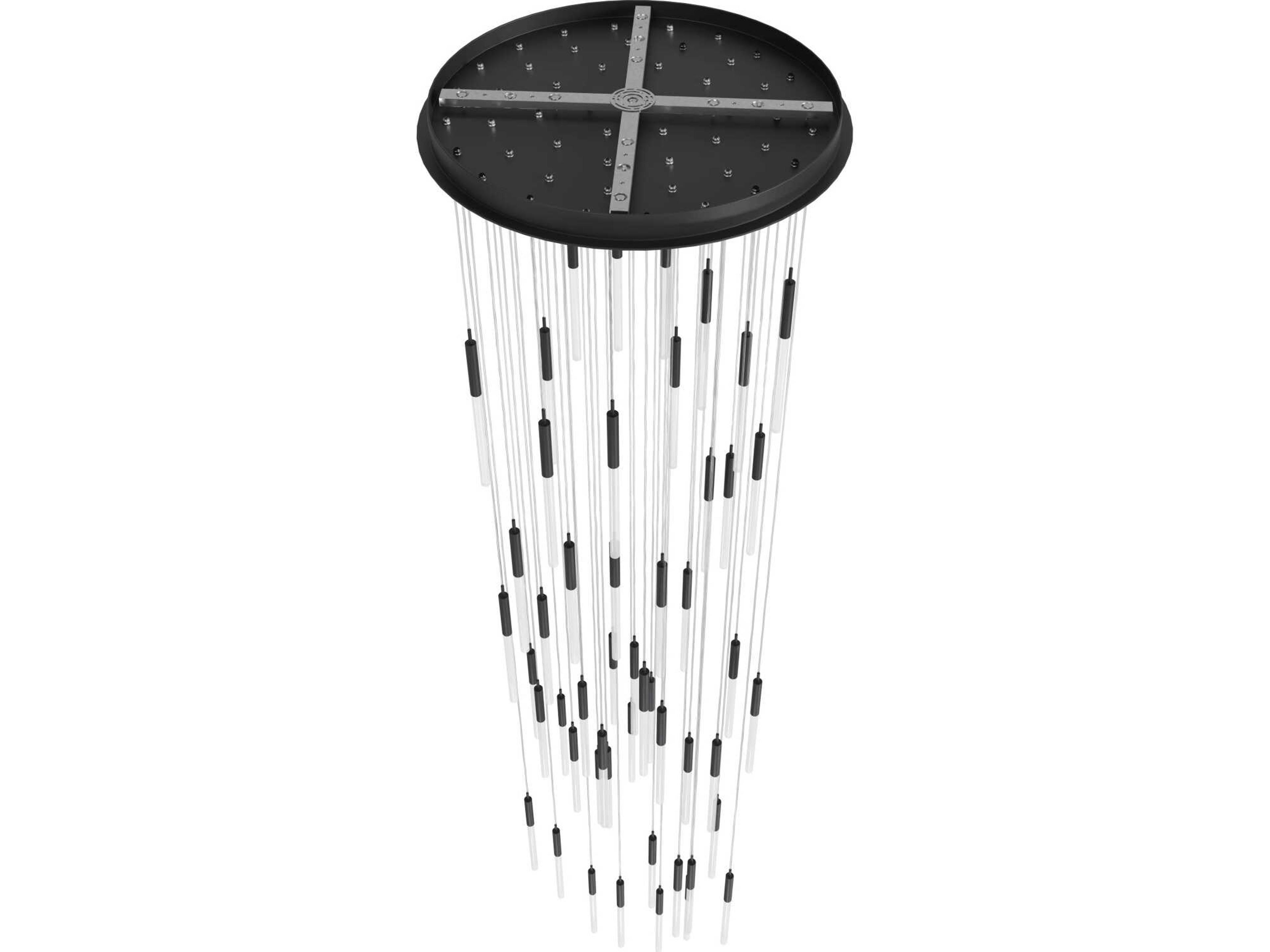 Avenue Lighting Main St 31-Light Black Pendant